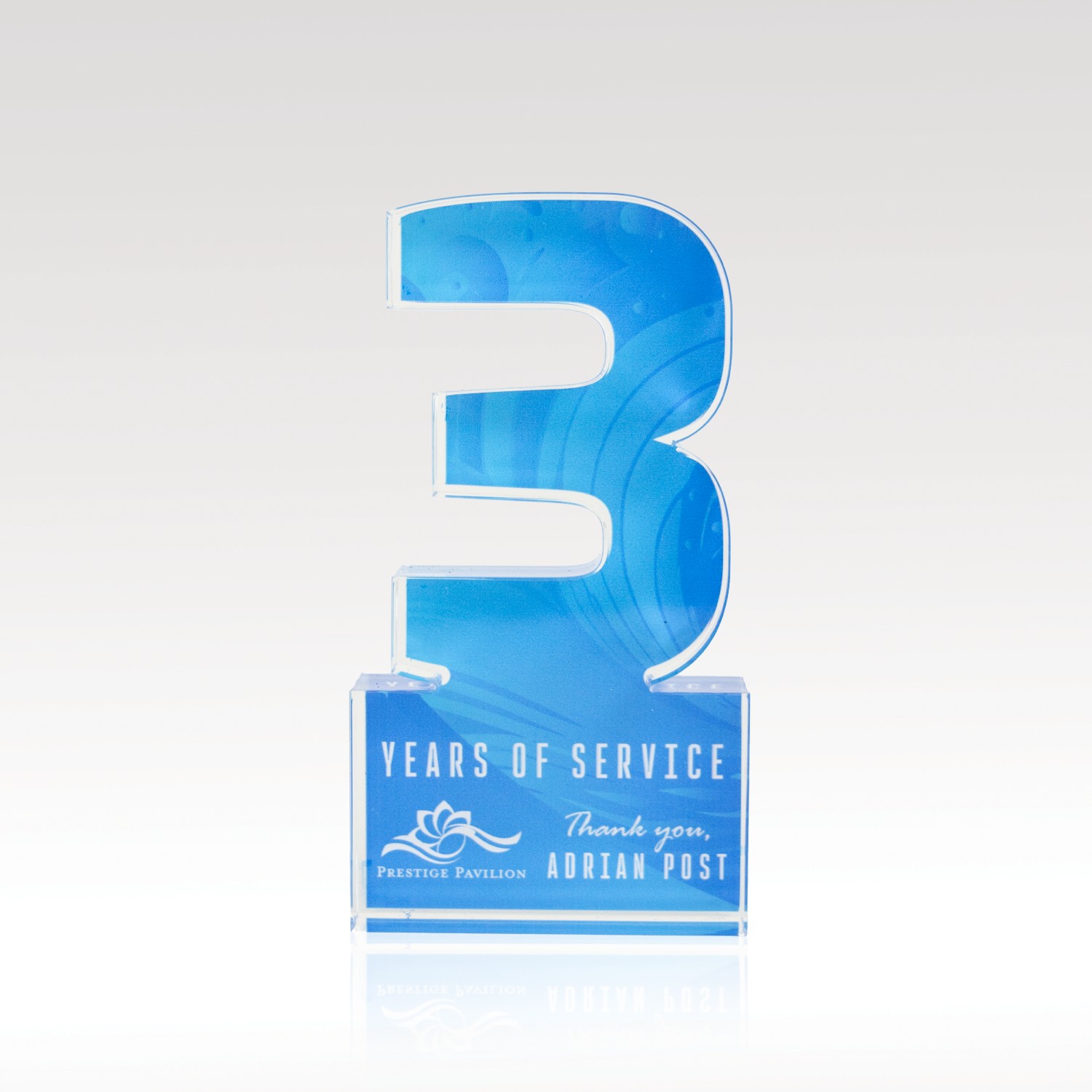 Picture of 3/4" Acrylic Numerals Style 3 – Plus Series