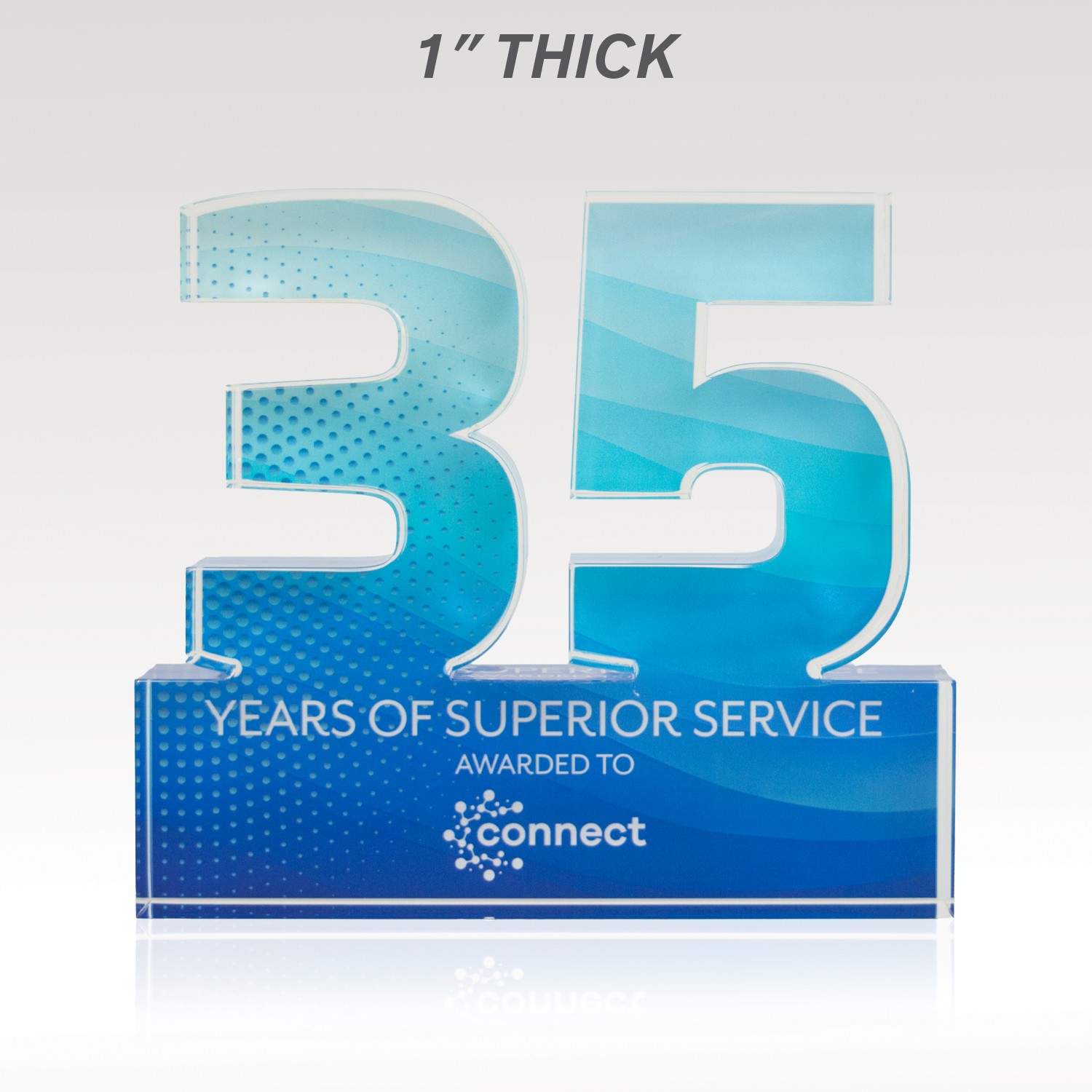 Picture of 1" Acrylic Numerals Style 35 – Plus Series