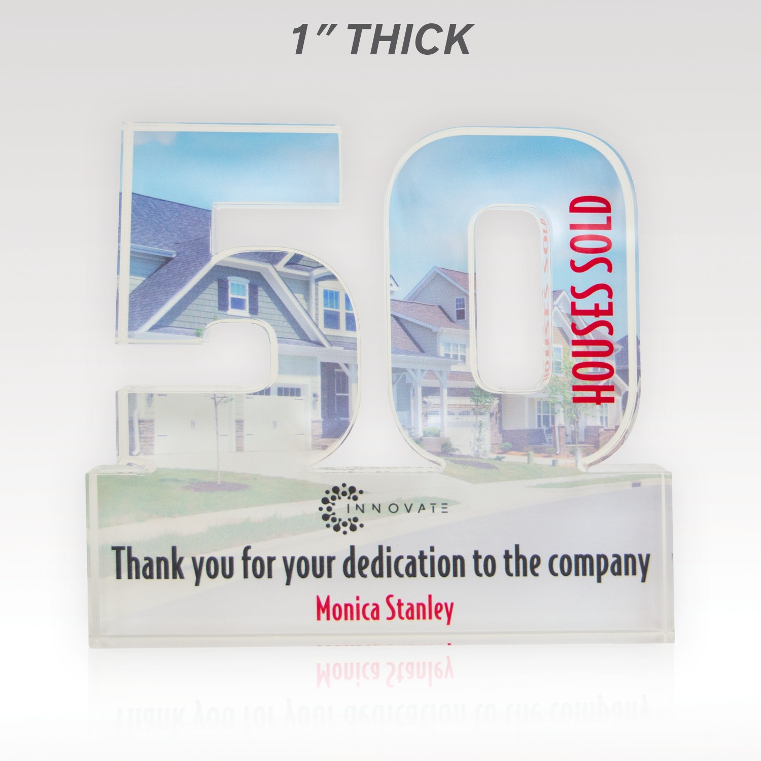 Picture of 1" Acrylic Numerals Style 50 – Plus Series