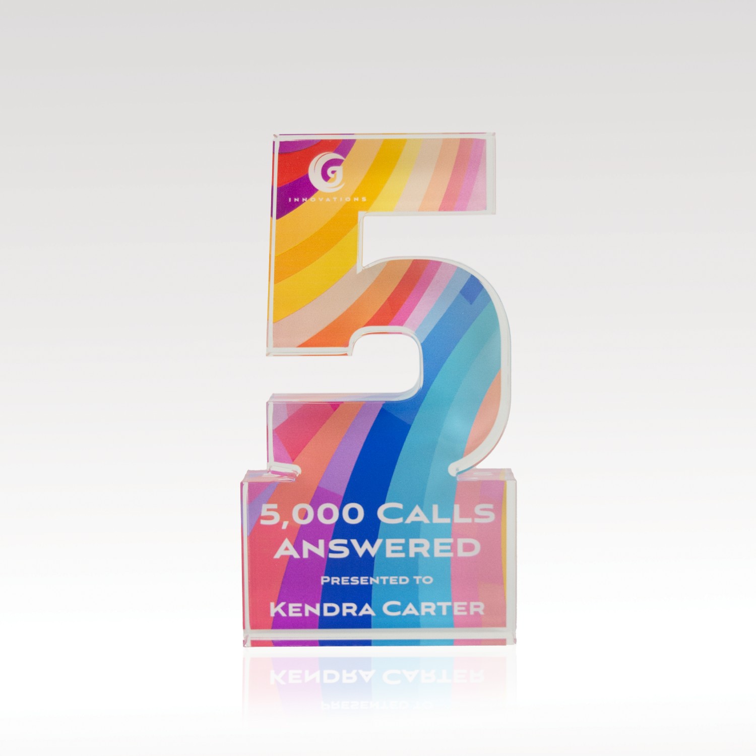 Picture of 3/4" Acrylic Numerals Style 5 – Plus Series