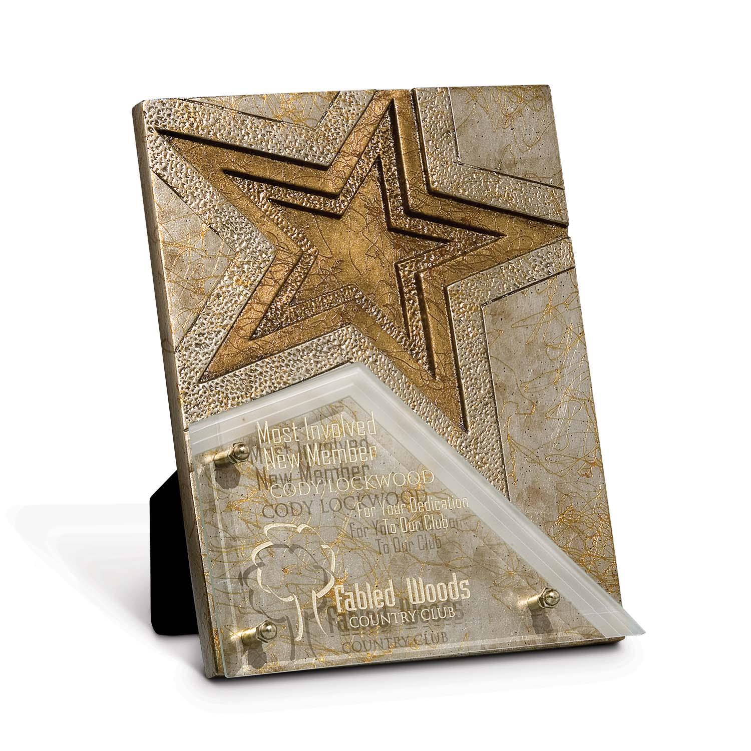 Picture of Glass Plaque - Resounding Star