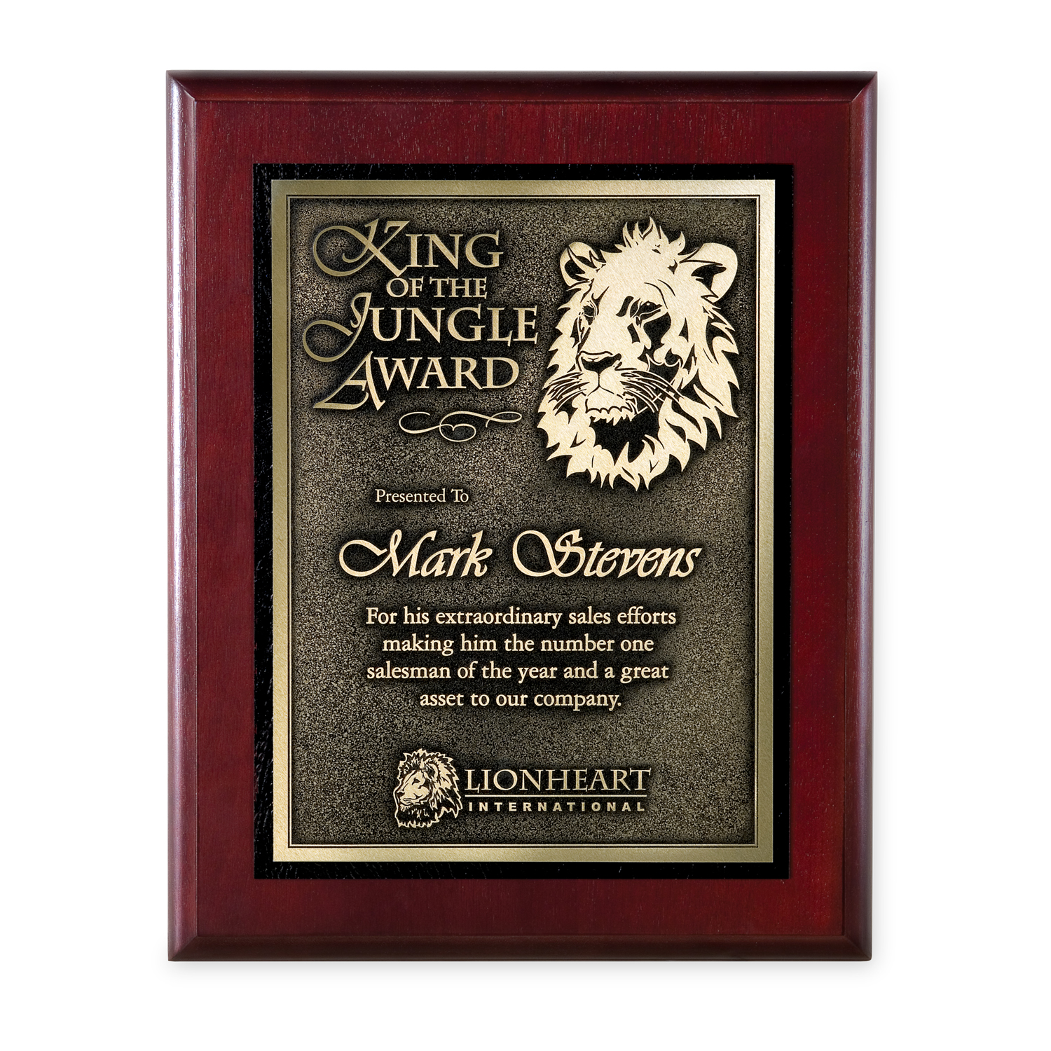 Picture of Carina II - Gold Deep Relief Plaque 9x12