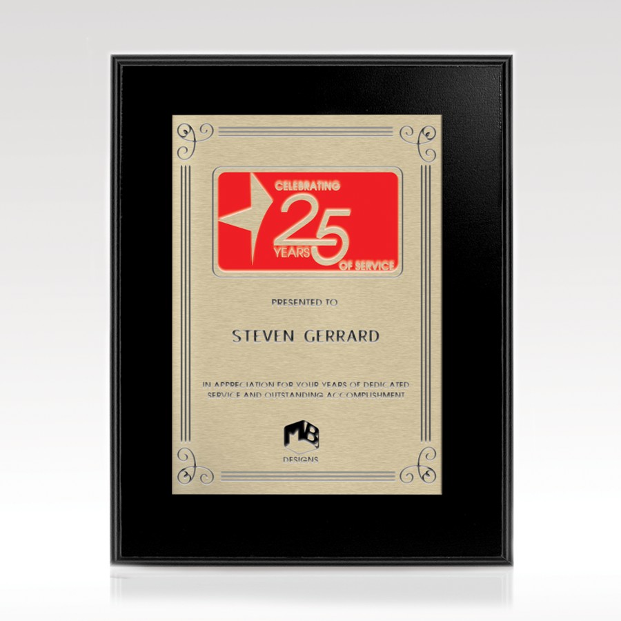 Picture of Gold Plaque Alamosa 9x12