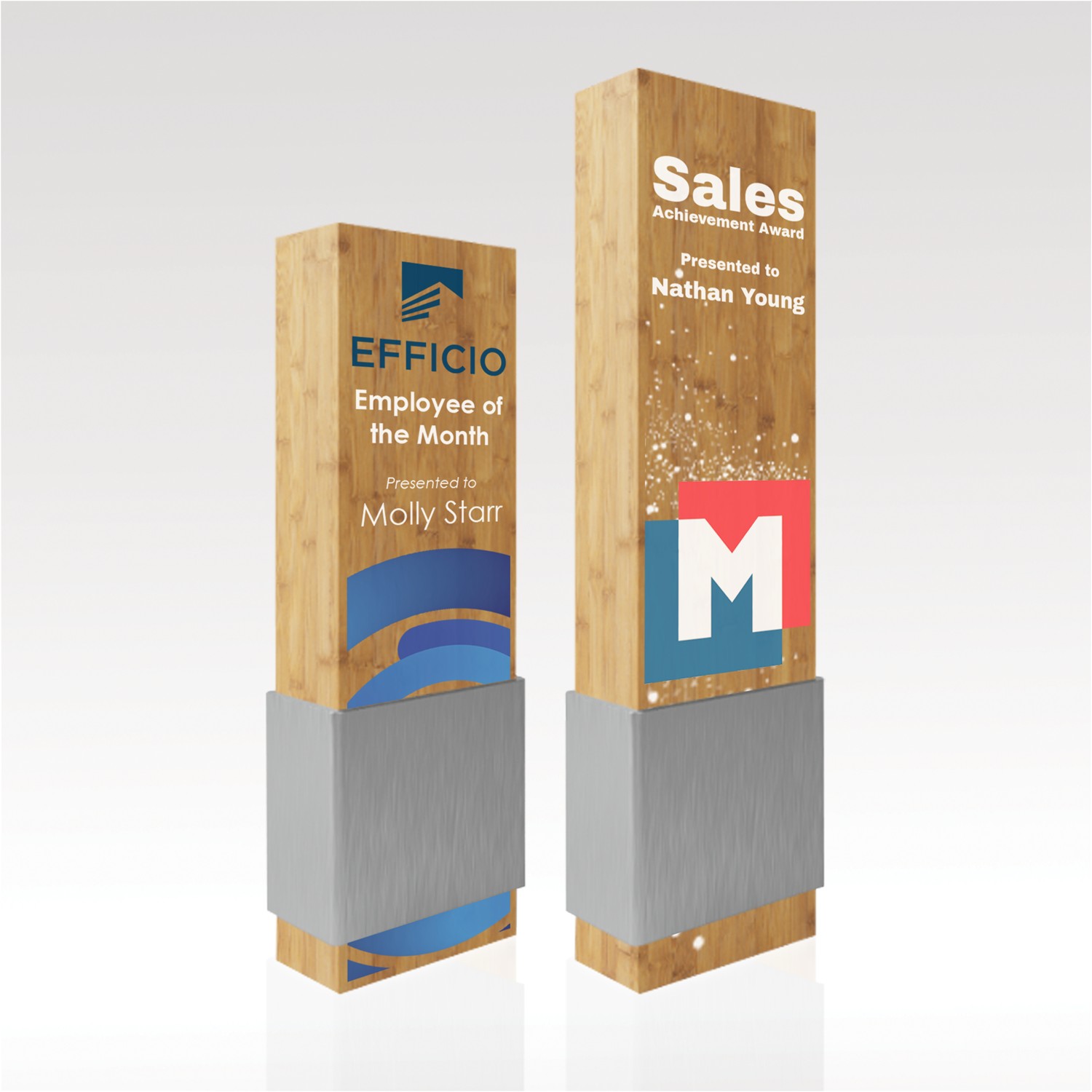 Picture of Rectangular Bamboo 7" Letter