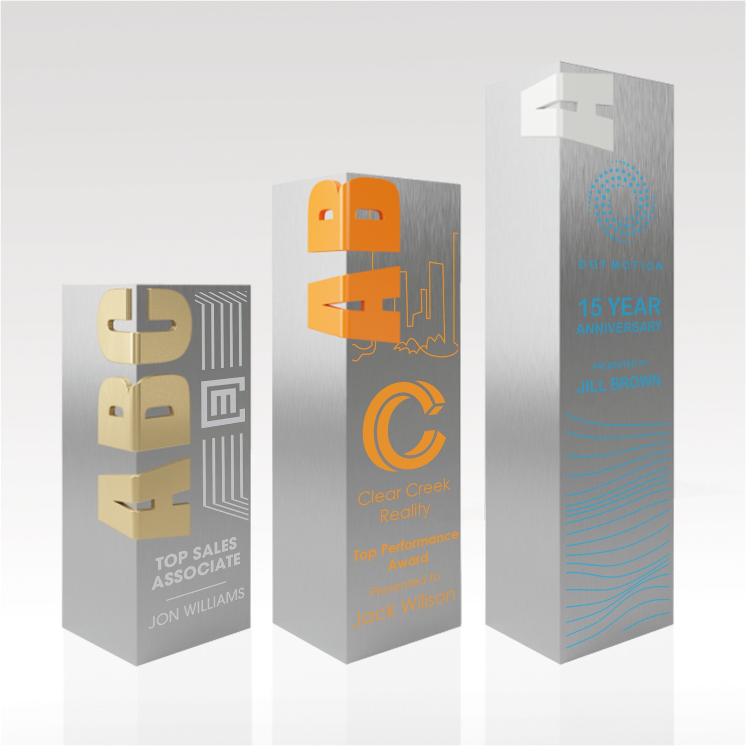 Picture of Square Aluminum 7" Letter