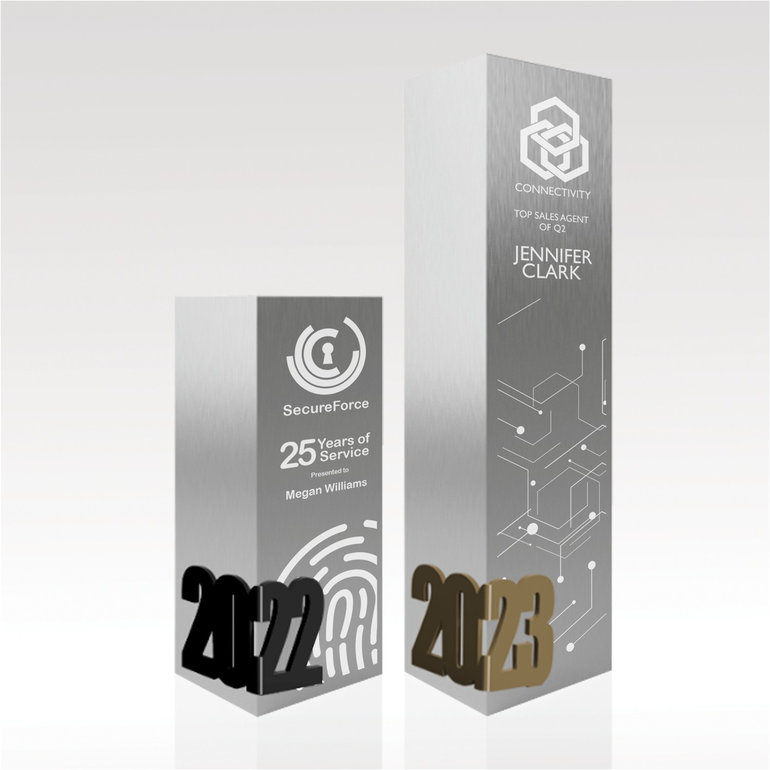 Picture of Square Aluminum 7" Letter