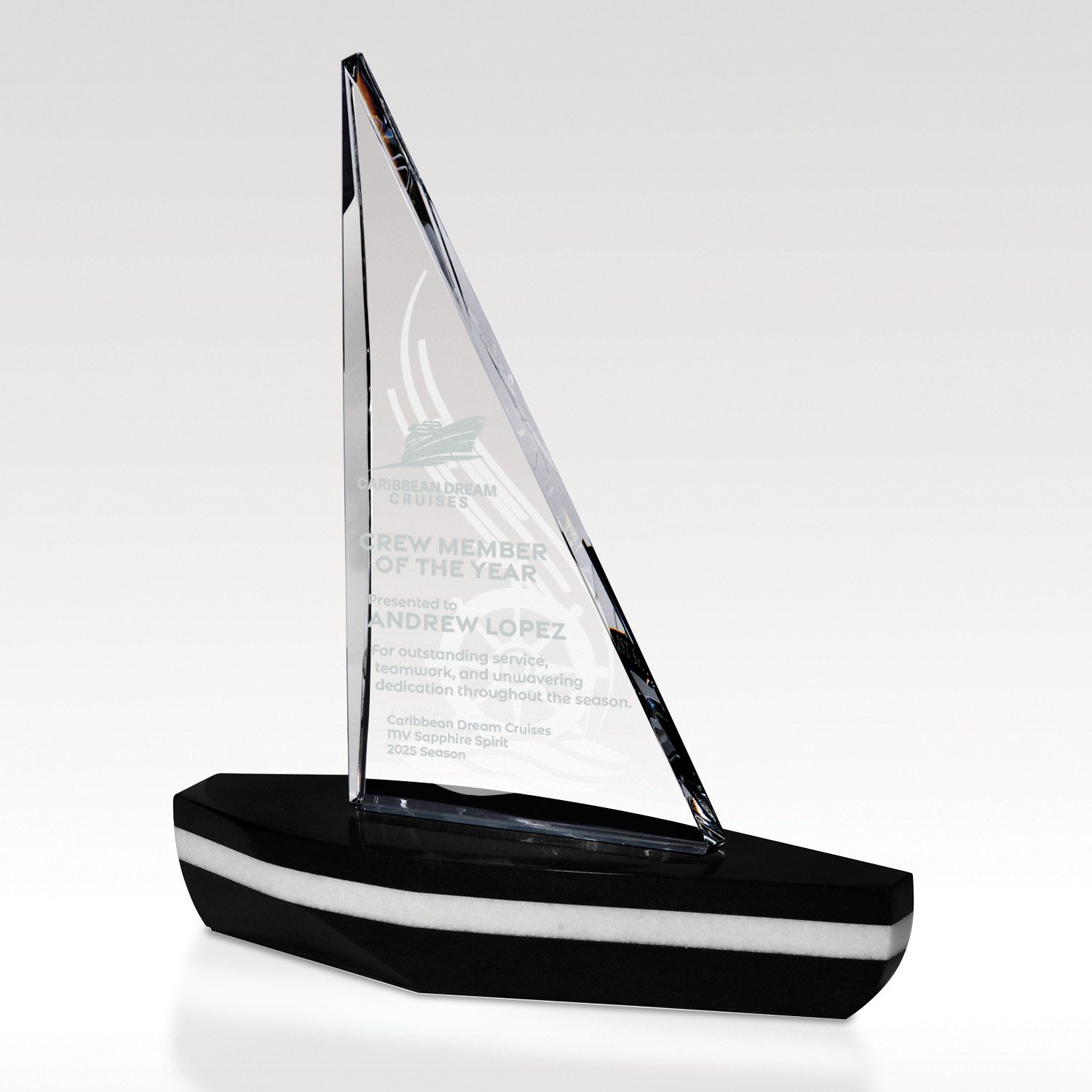Picture of Crystal Sail Award - Night Sailor