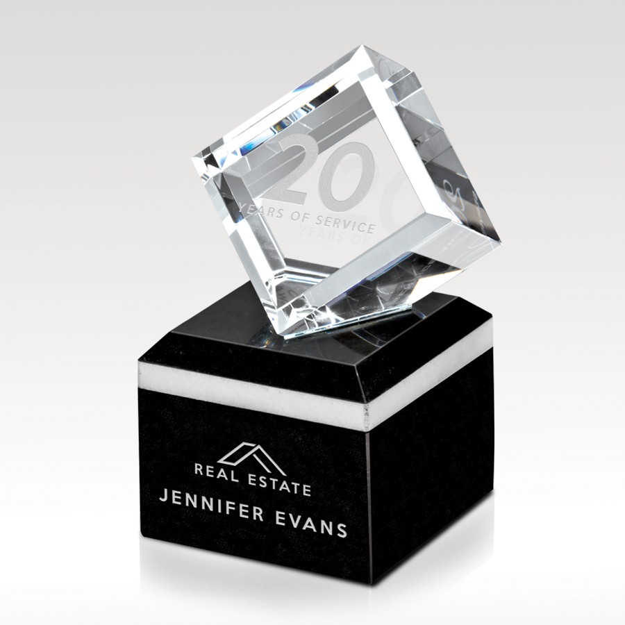Picture of Crystal Cube Award - Rubicon