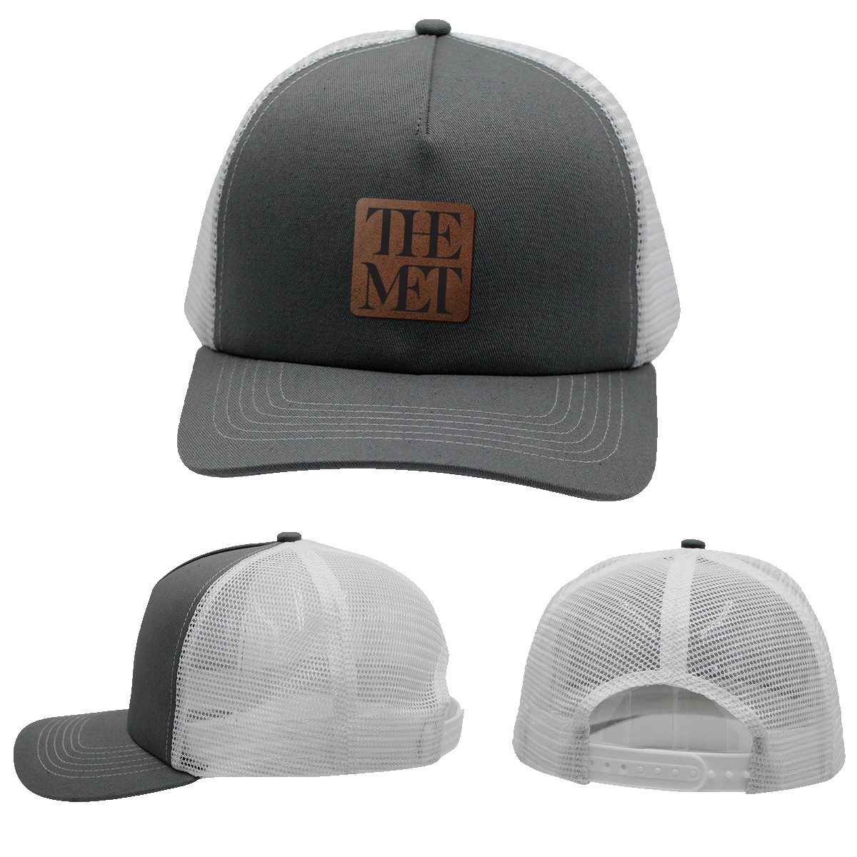 Picture of Mesh Hype Trucker, Leather Patch - Laser Engraved