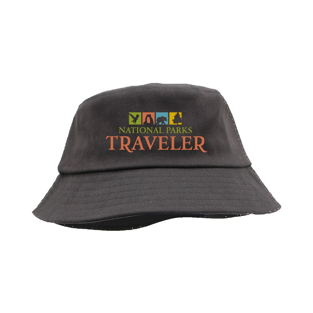 Picture of Seeker Bucket Hat, Leather Patch - Laser Engraving