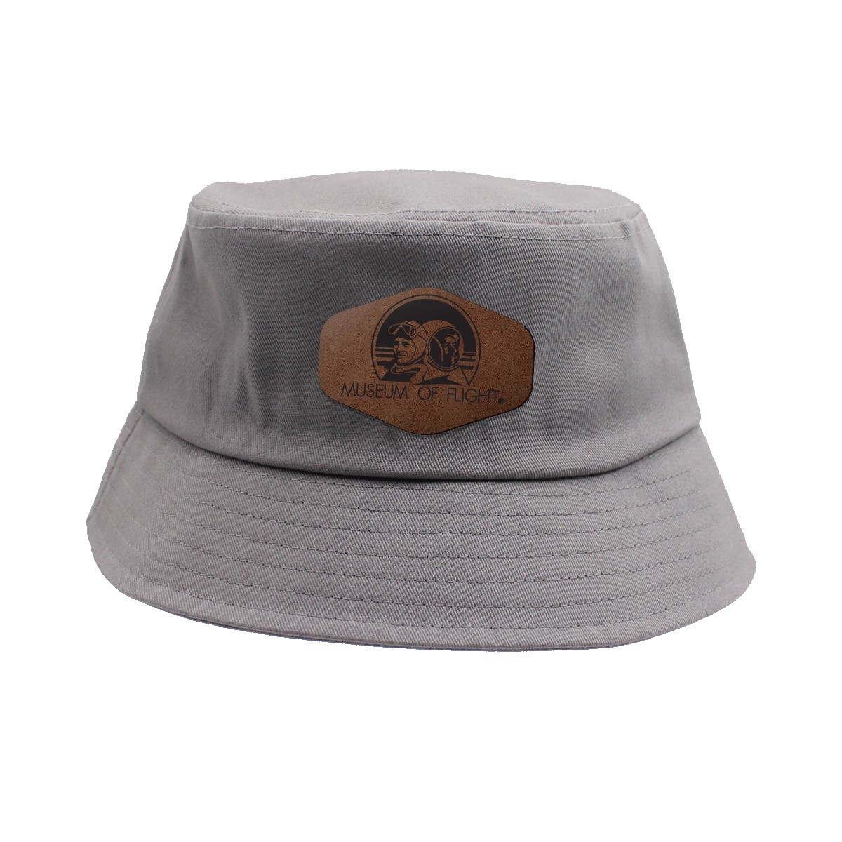 Picture of Seeker Bucket Hat, Leather Patch - Laser Engraving