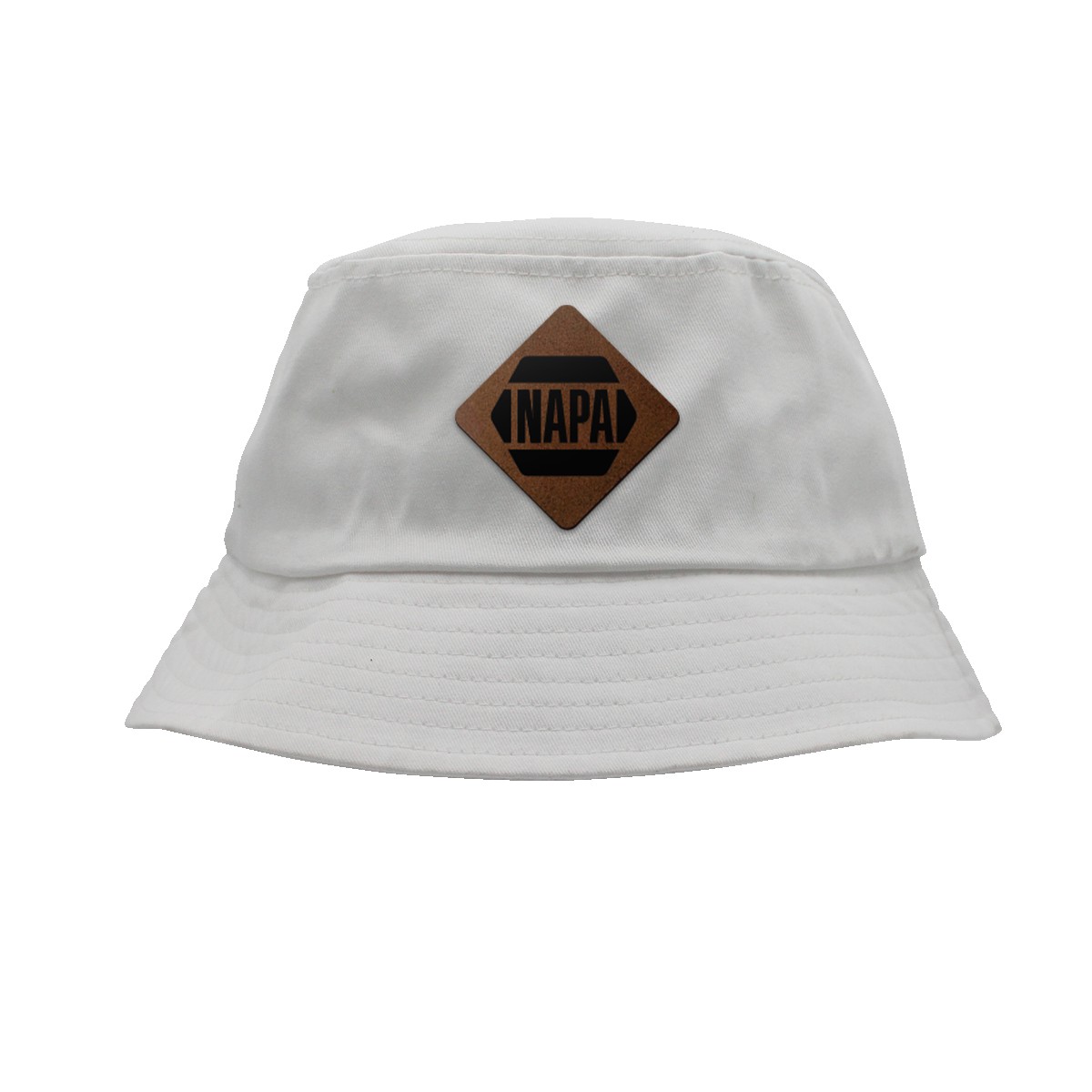 Picture of Seeker Bucket Hat, Leather Patch - Laser Engraving