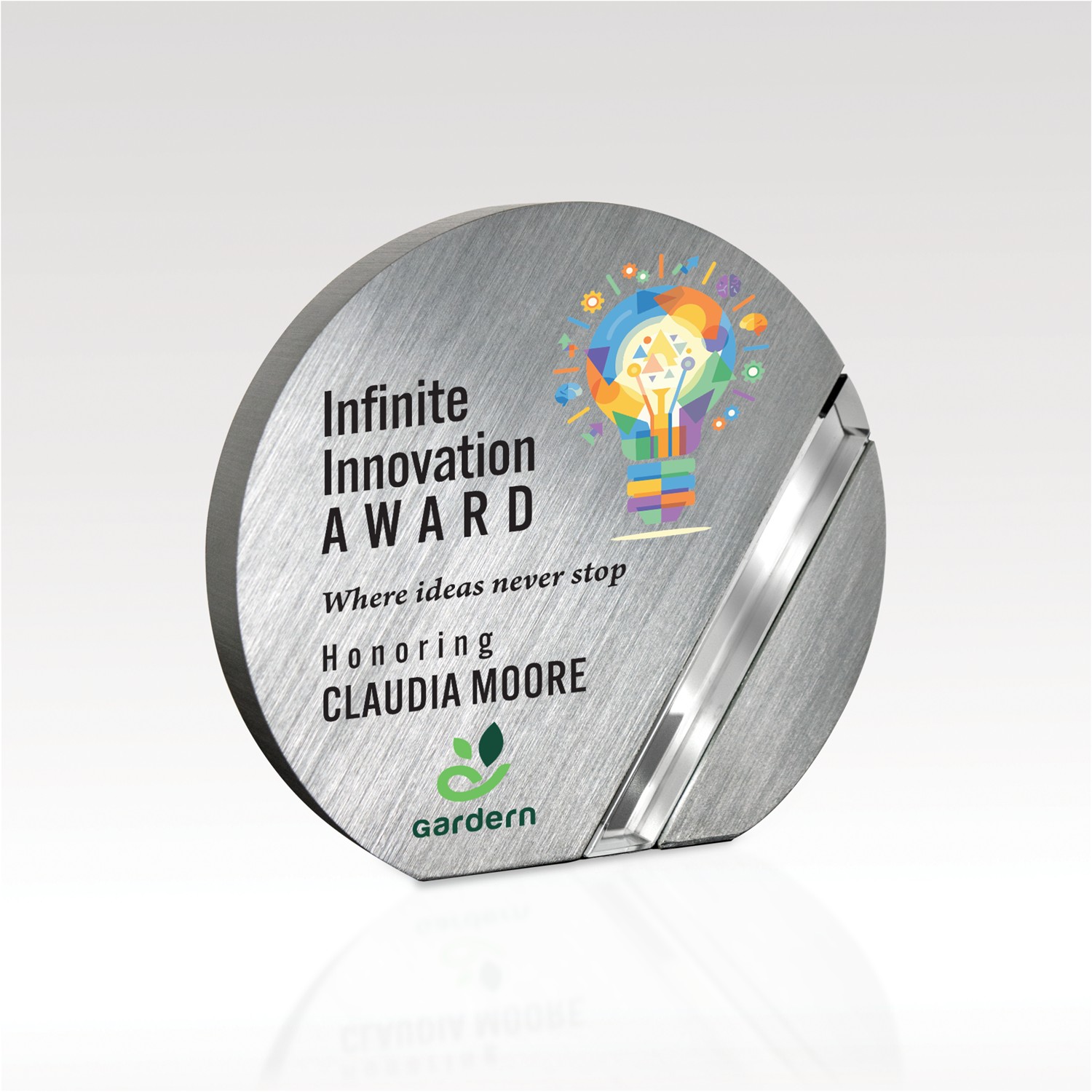 Picture of Aluminum & Crystal Award Bristol