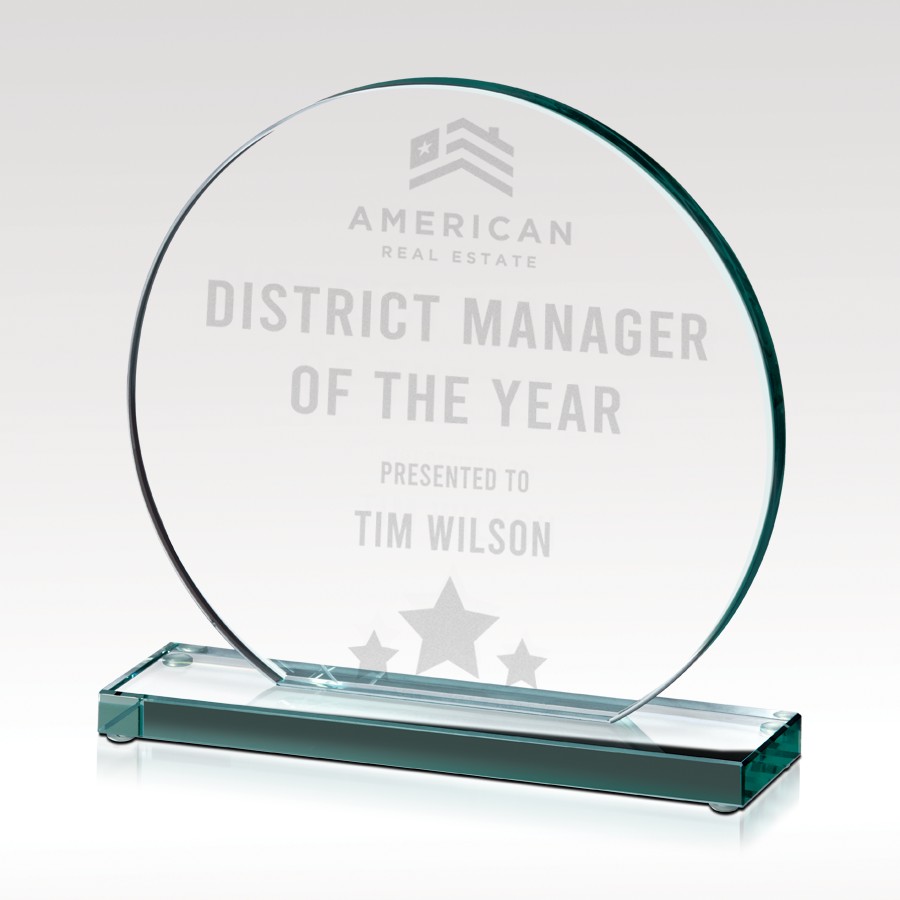 Picture of Around Jade Glass Award - Medium