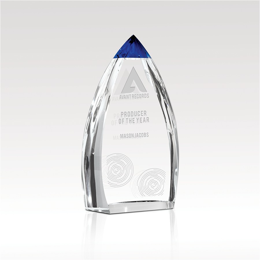 Picture of Cobalt Crystal Award - 5" Blaze