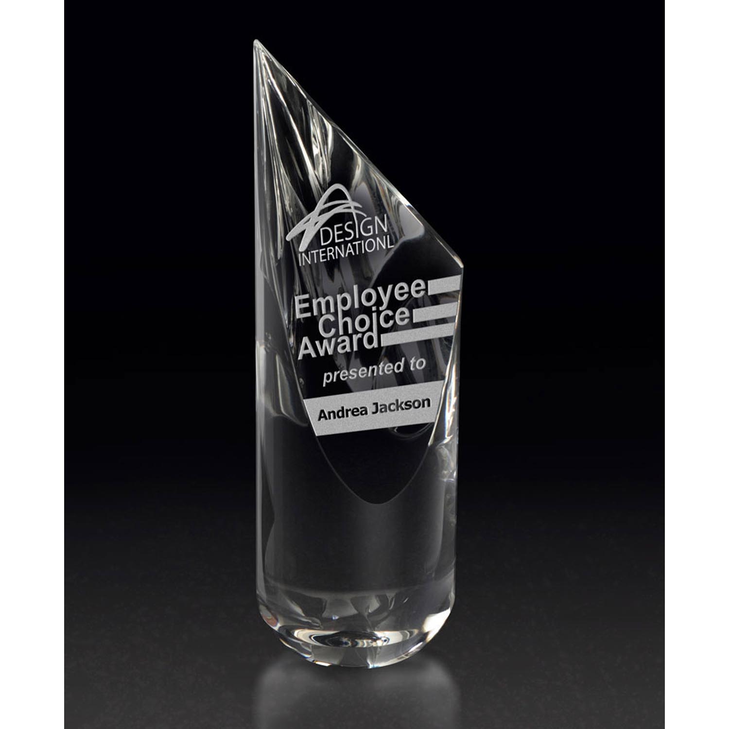 Picture of Crystal Pillar Award 8" Quasar