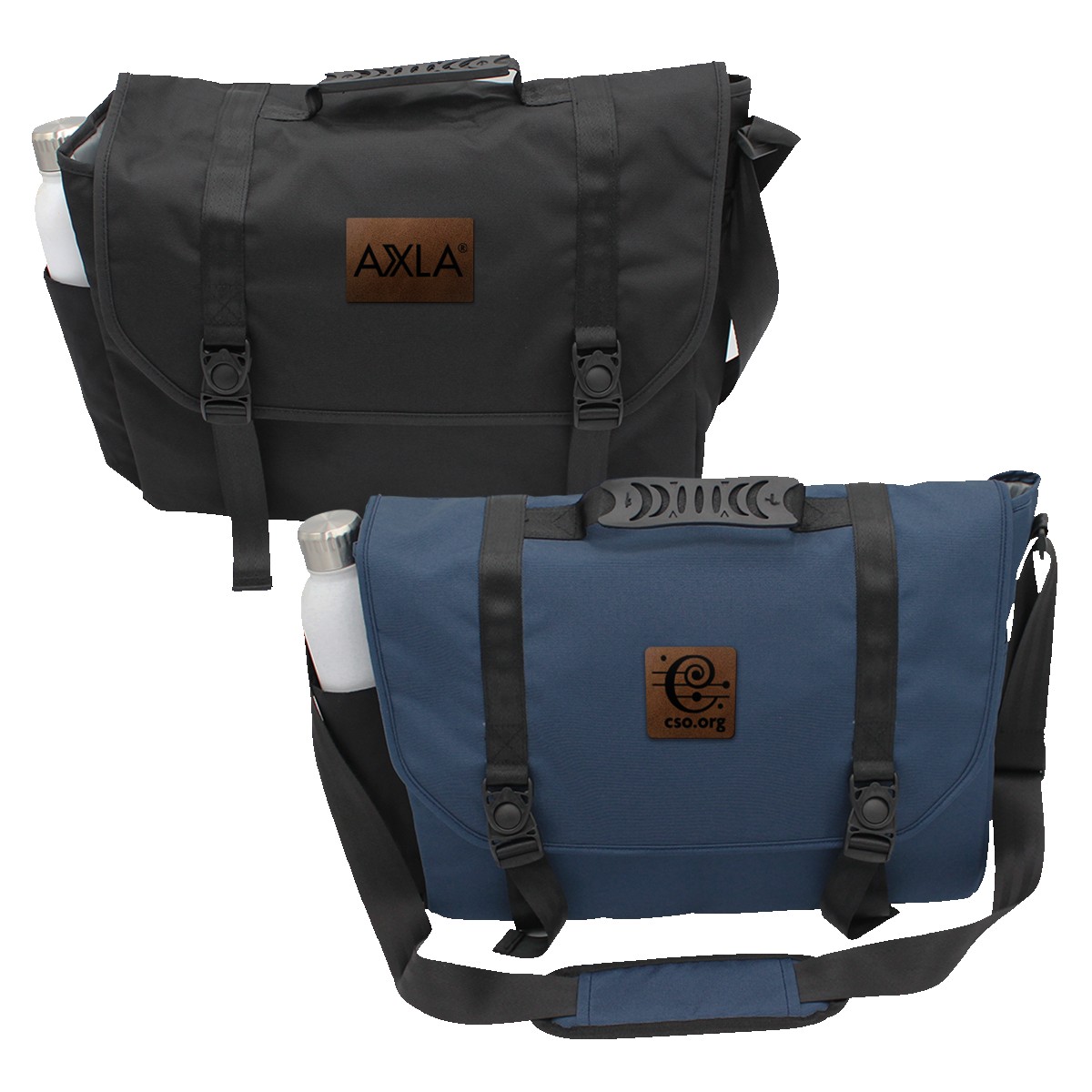 Picture of Otaria™ Messenger Bag, Leather Patch -Laser