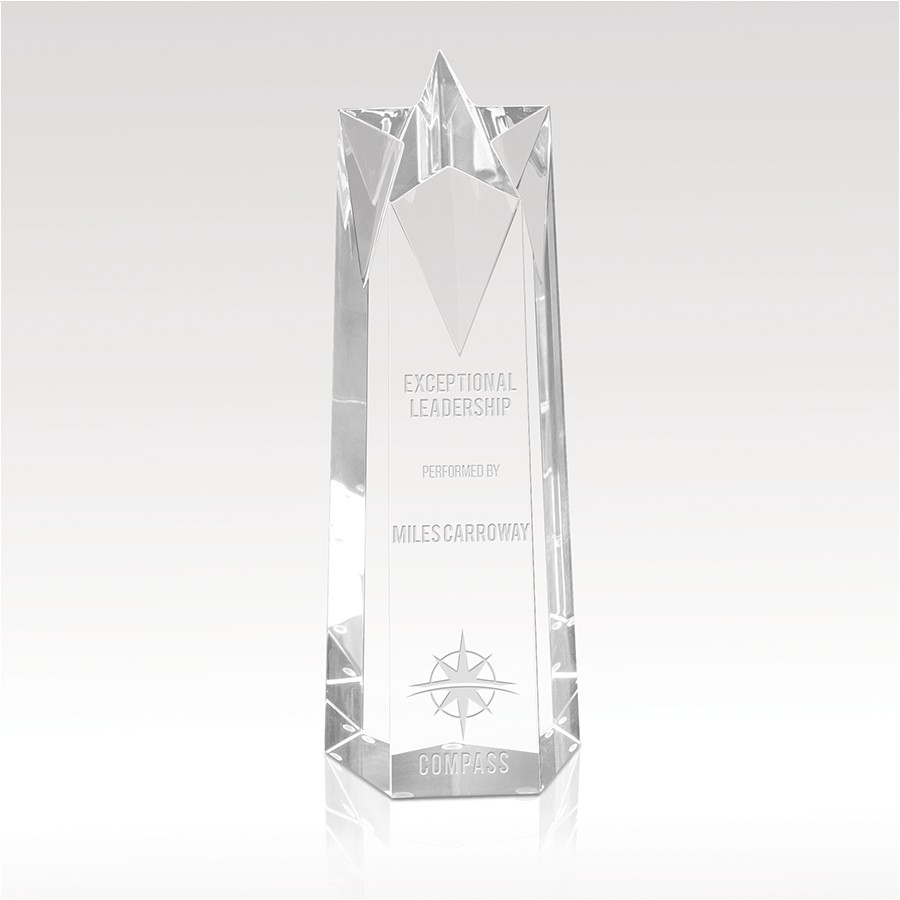 Picture of Star Crystal Award - Soaring Star 14"