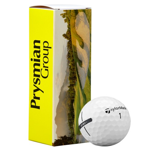 Picture of TaylorMade Distance Golf Ball in Custom Three Ball Sleeve