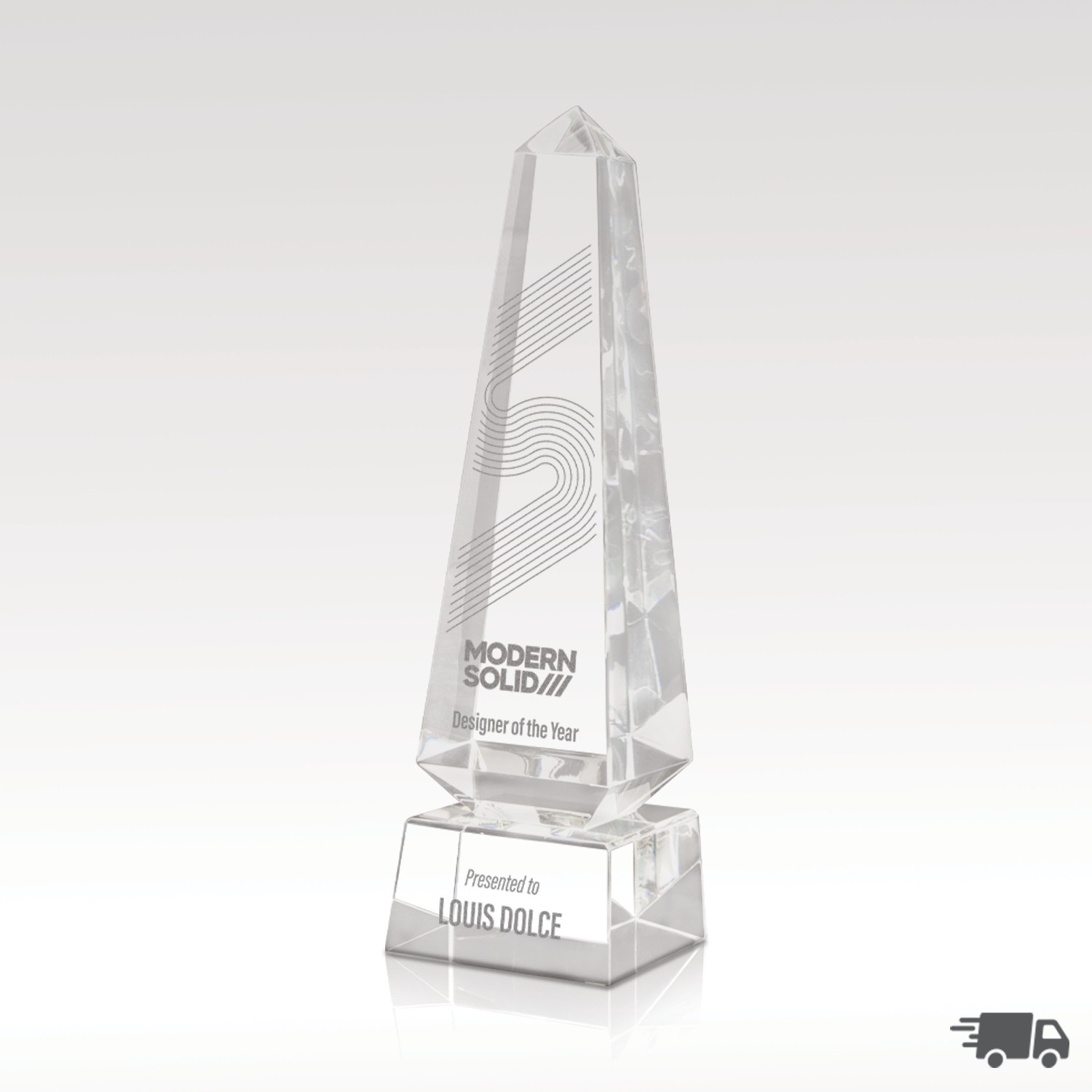 Picture of Crystal Award Kasmir Obelisk 12"