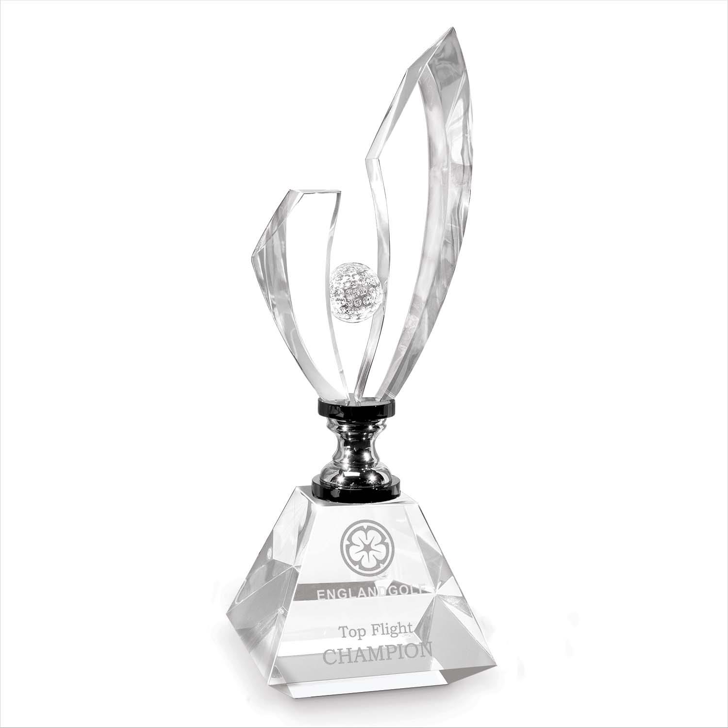 Picture of Crystal Golf Award - Silver Lightning