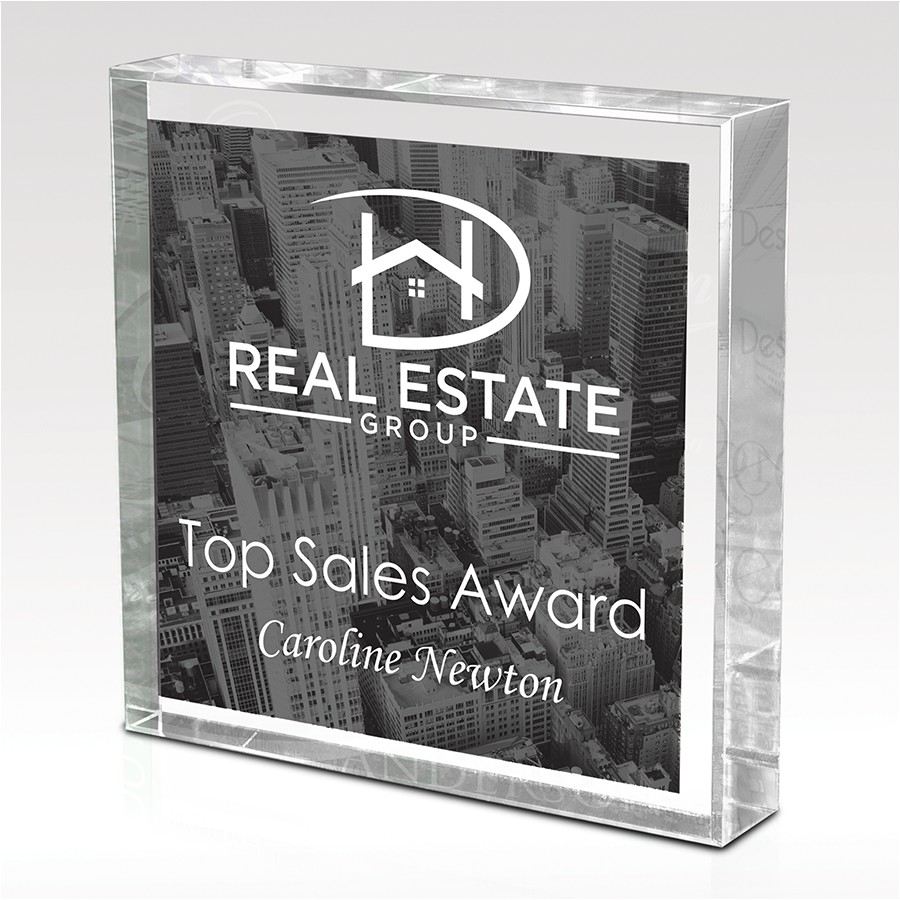 Picture of Square Acrylic Award 3x3"
