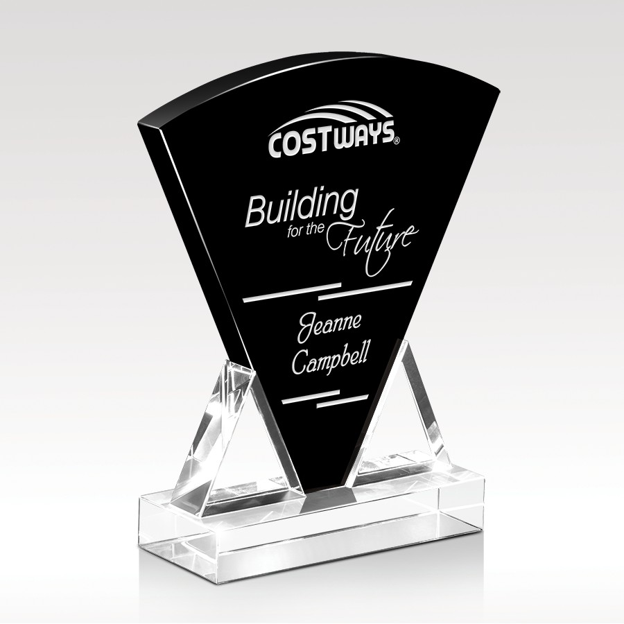 Picture of Crystal Award - 7.5" Onyx Arch