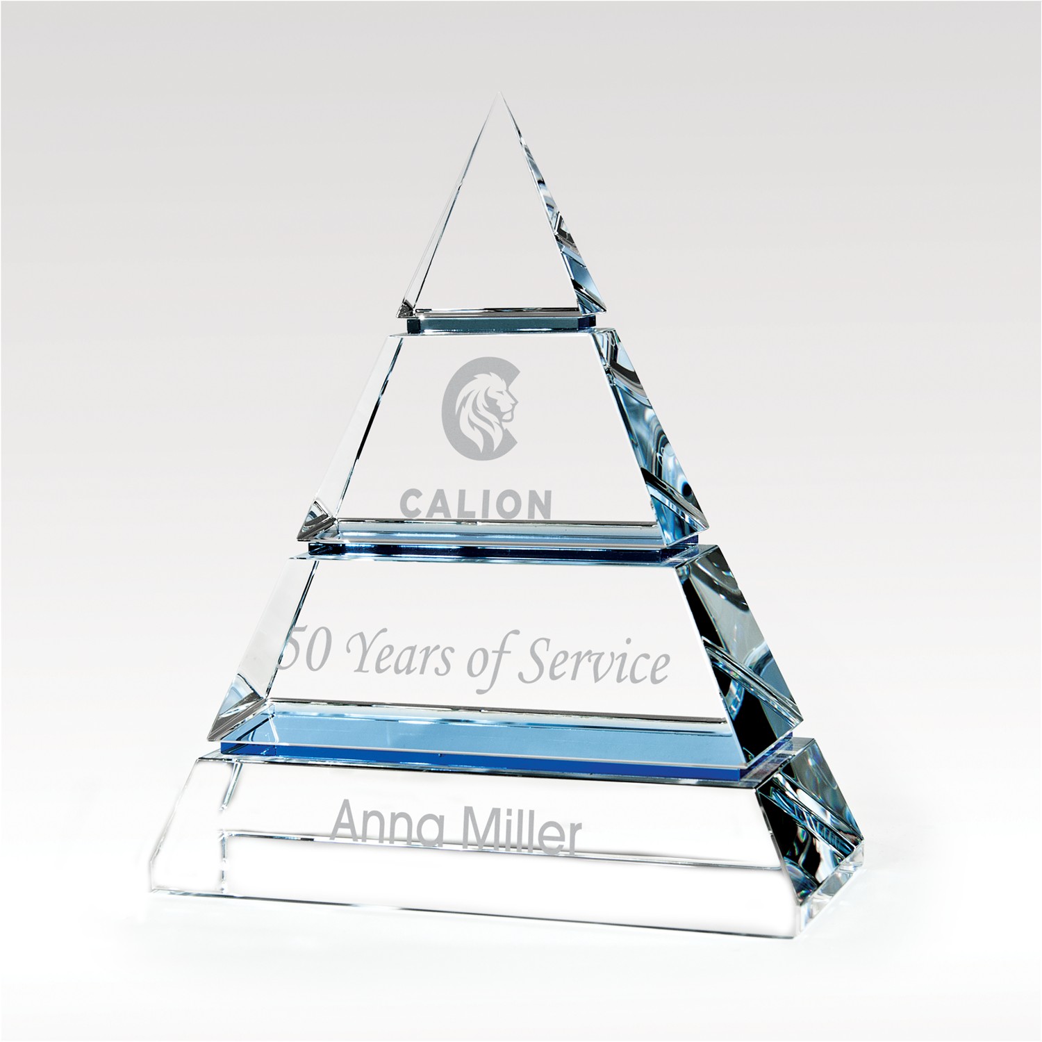 Picture of Pyramid Crystal Award 7" Tiered