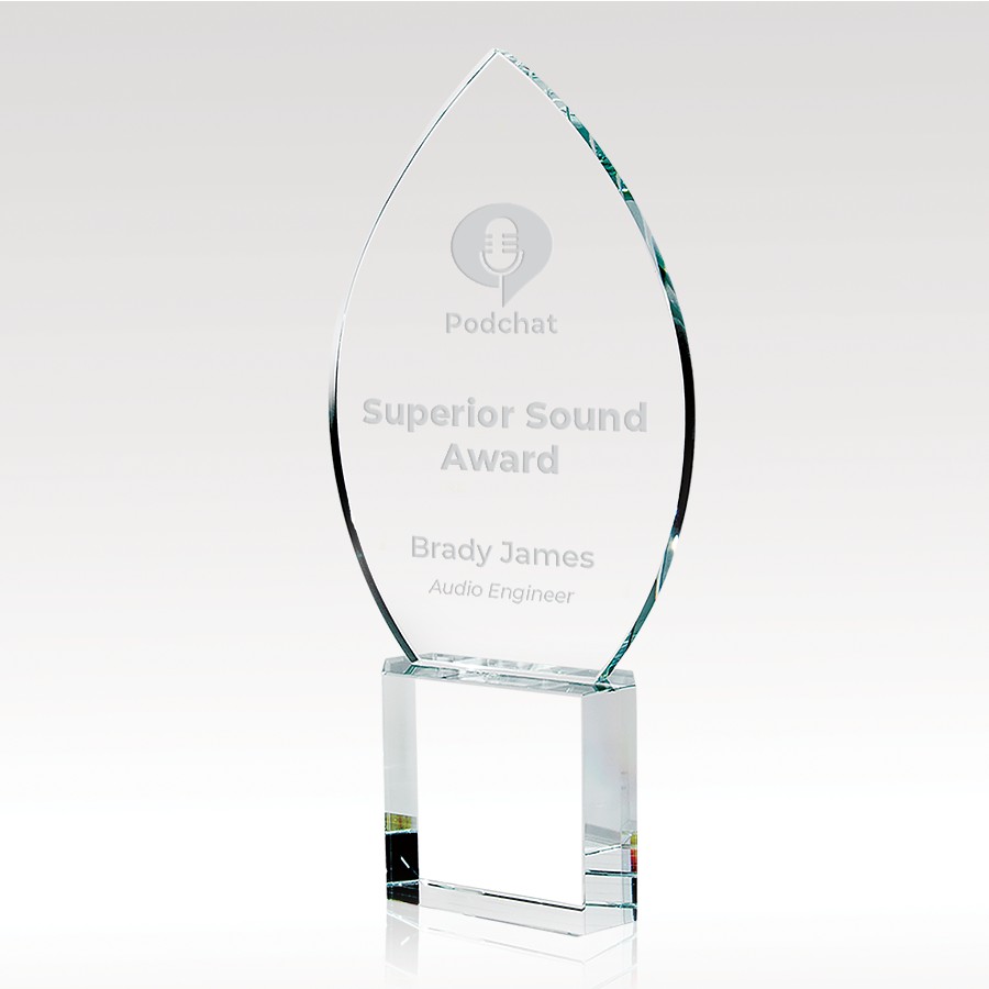 Picture of Illuminate Upright Glass Award