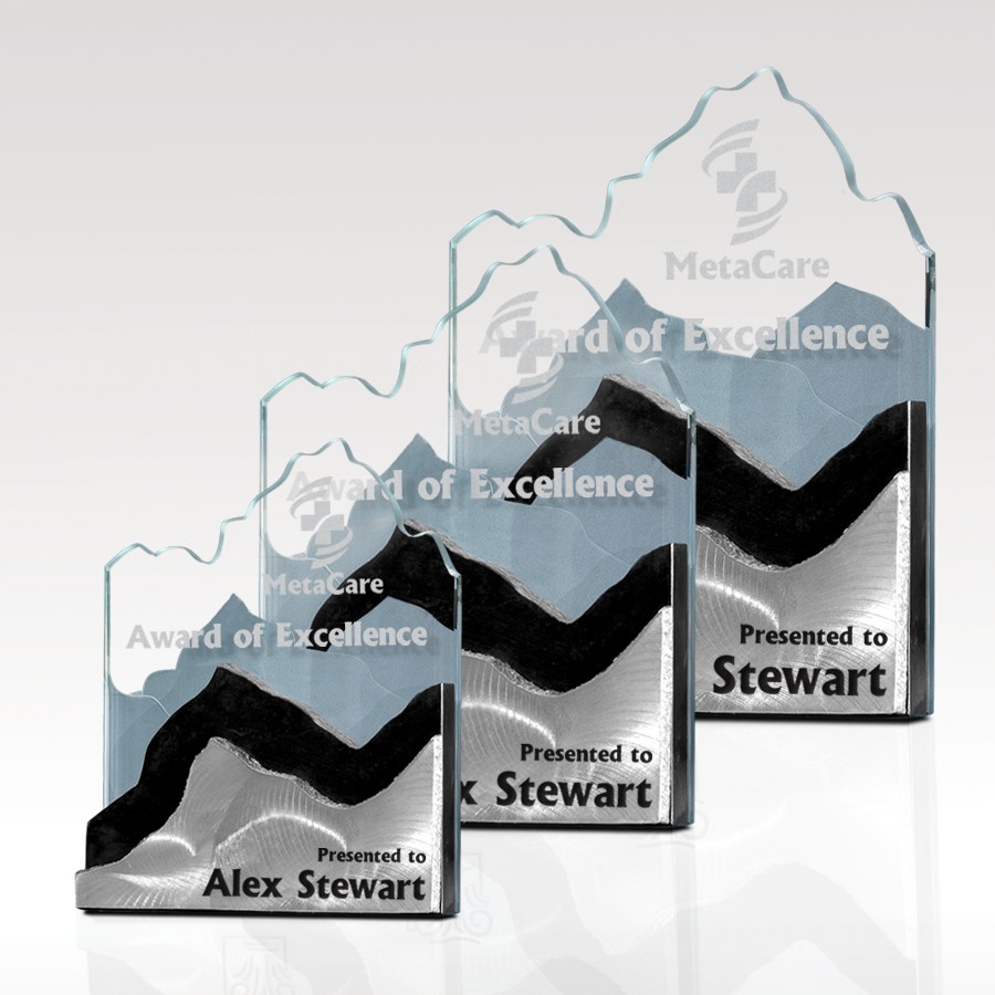 Picture of Silver Mountain Glass Award 5x7