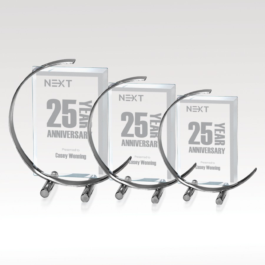 Picture of C-Note Beveled Glass Award - Small