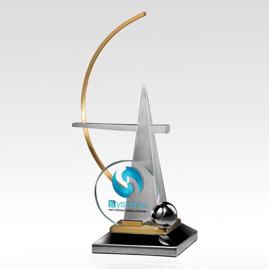 Picture of Brushed Jade Glass Award -InSync - Small