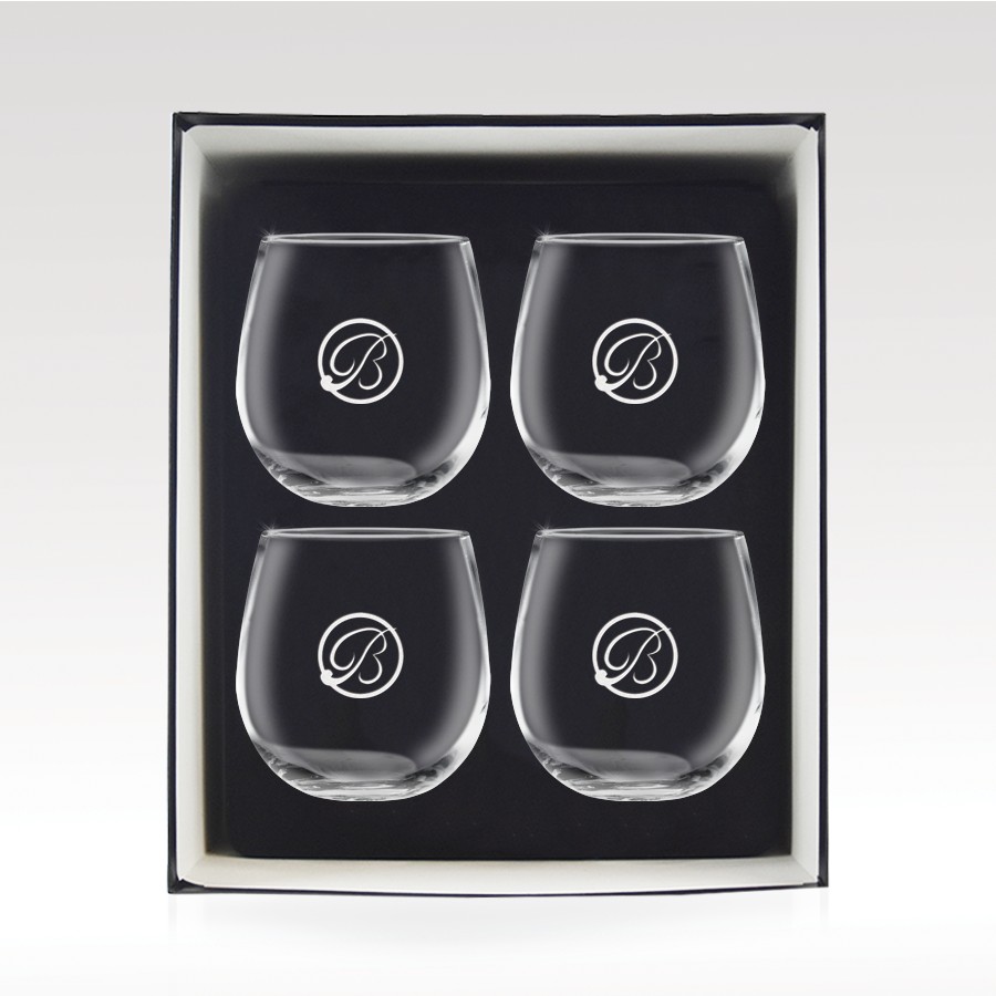 Picture of 16 oz Stemless Red Wine Glass Set - 4
