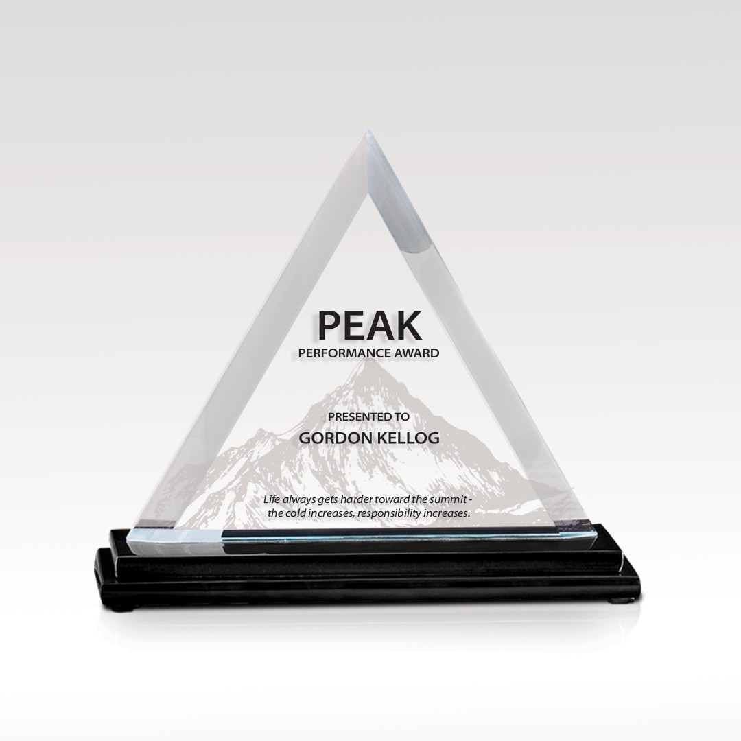 Picture of Triangular Jade Glass