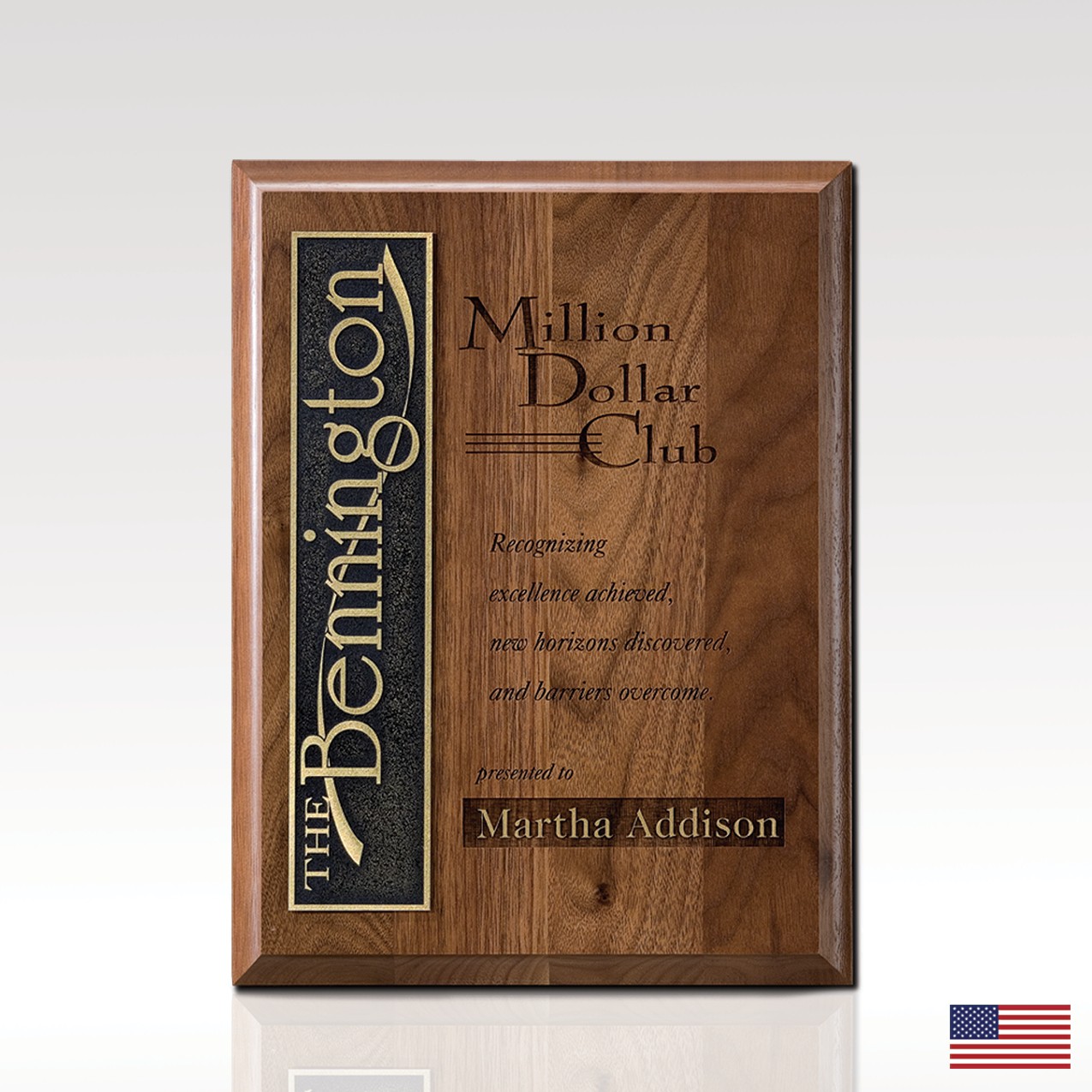 Picture of Walnut Plaque - Jasper - 9x12