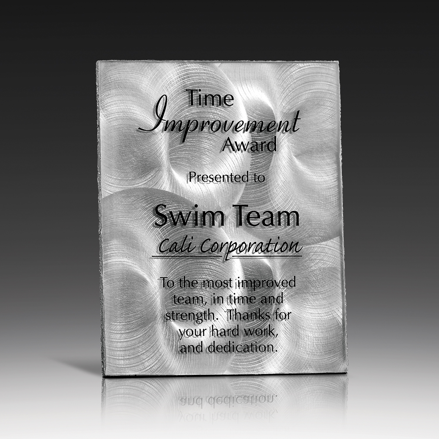 Picture of Nocturne Silver Metal Award 8x10