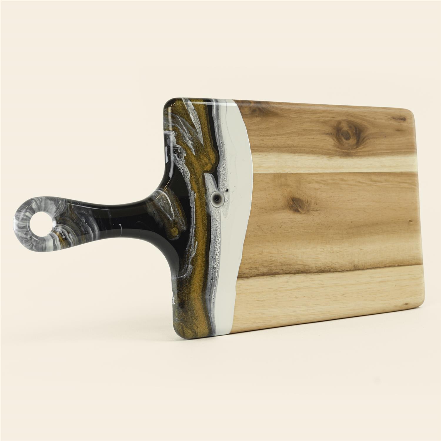 Picture of Rectangle Acacia Board w/ Handle 16"