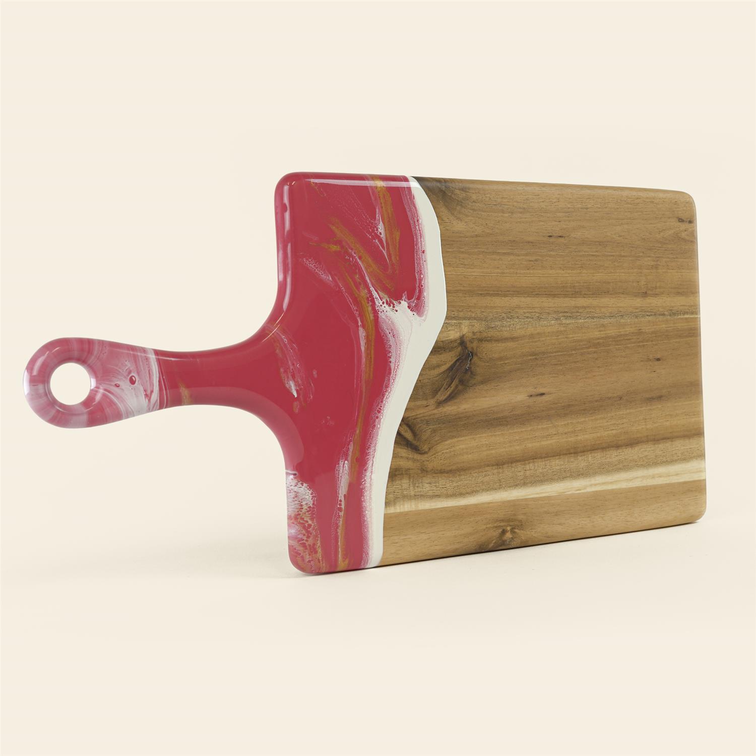 Picture of Rectangle Acacia Board w/ Handle 16"
