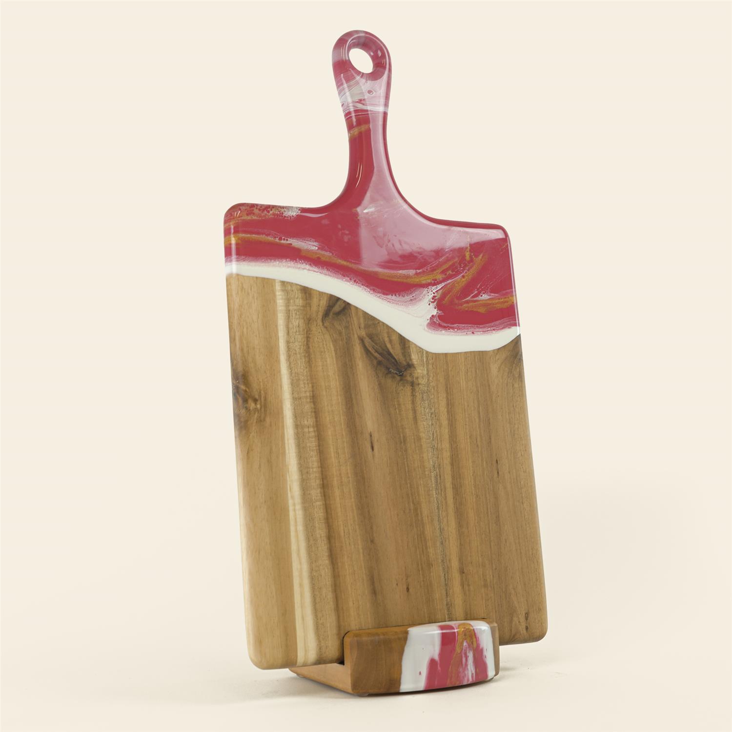 Picture of Rectangle Acacia Board w/ Handle 16"