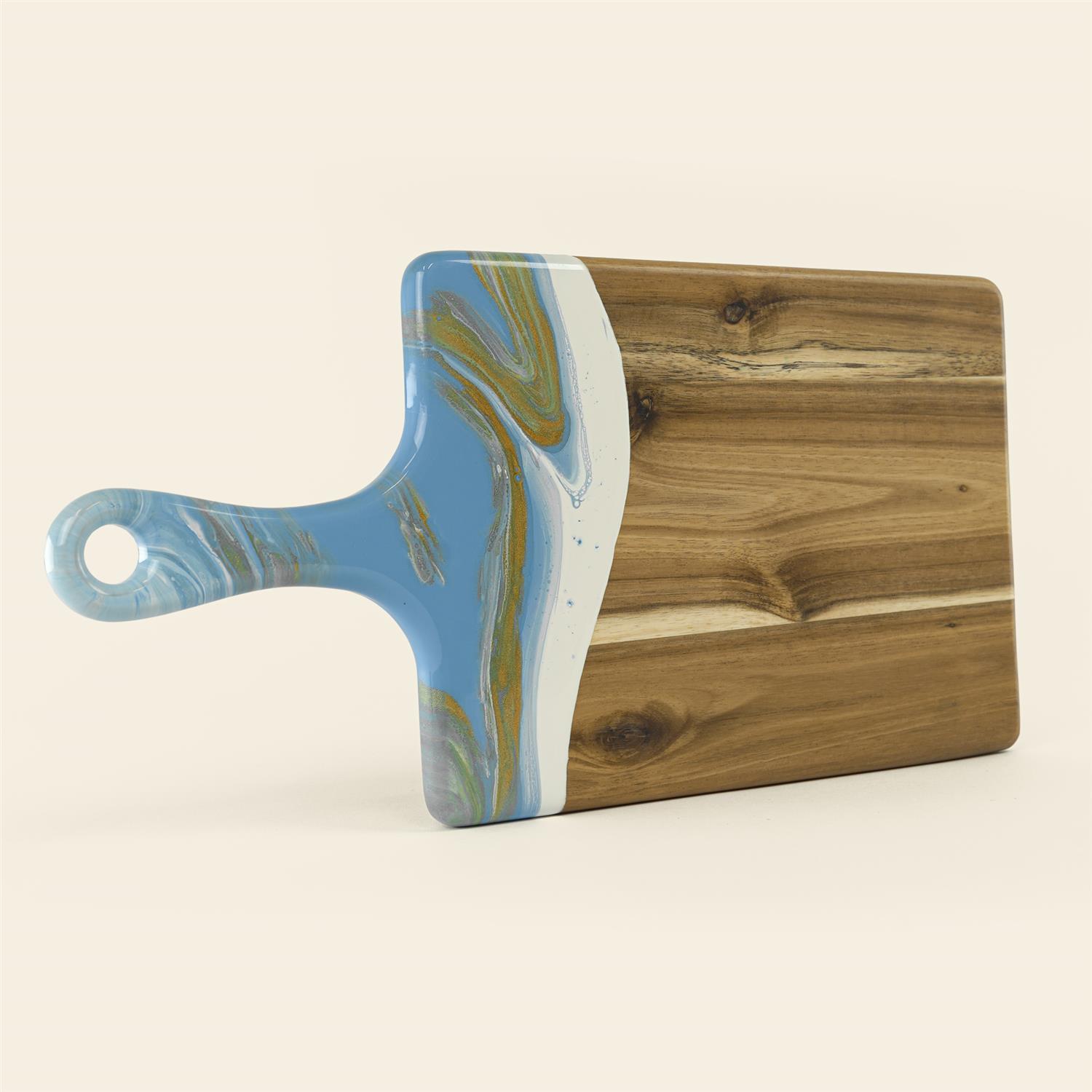Picture of Rectangle Acacia Board w/ Handle 16"