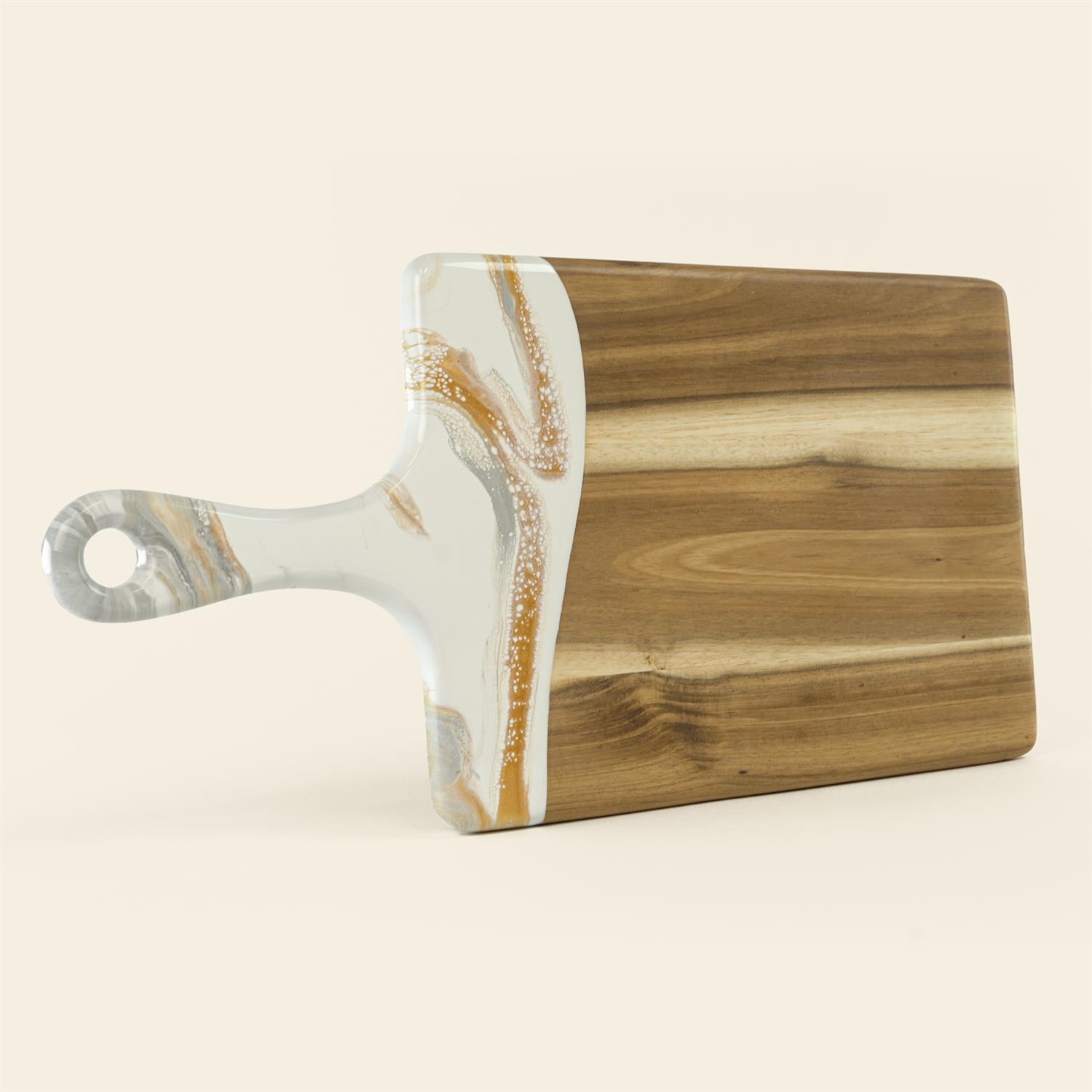 Picture of Rectangle Acacia Board w/ Handle 16"