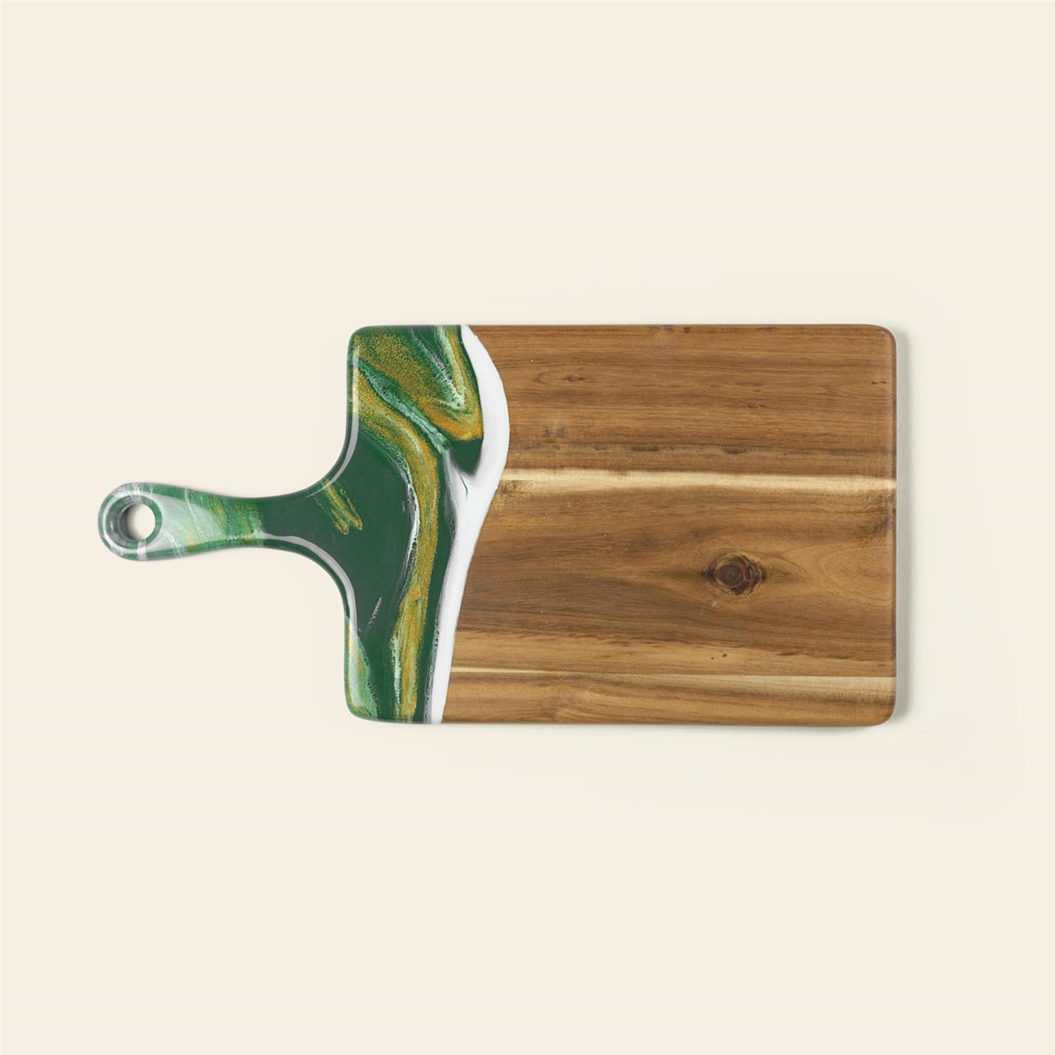 Picture of Rectangle Acacia Board w/ Handle 16"