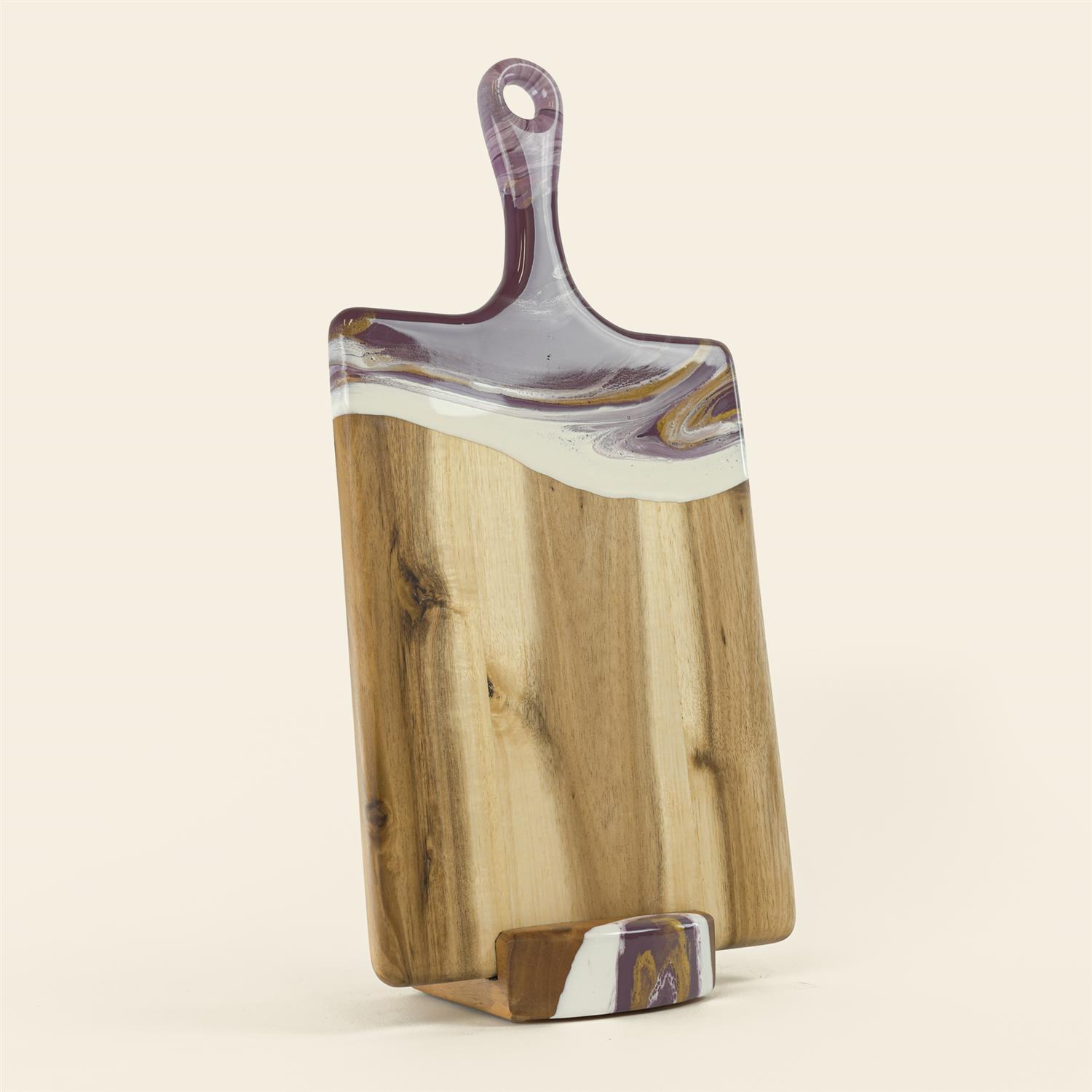 Picture of Rectangle Acacia Board w/ Handle 16"