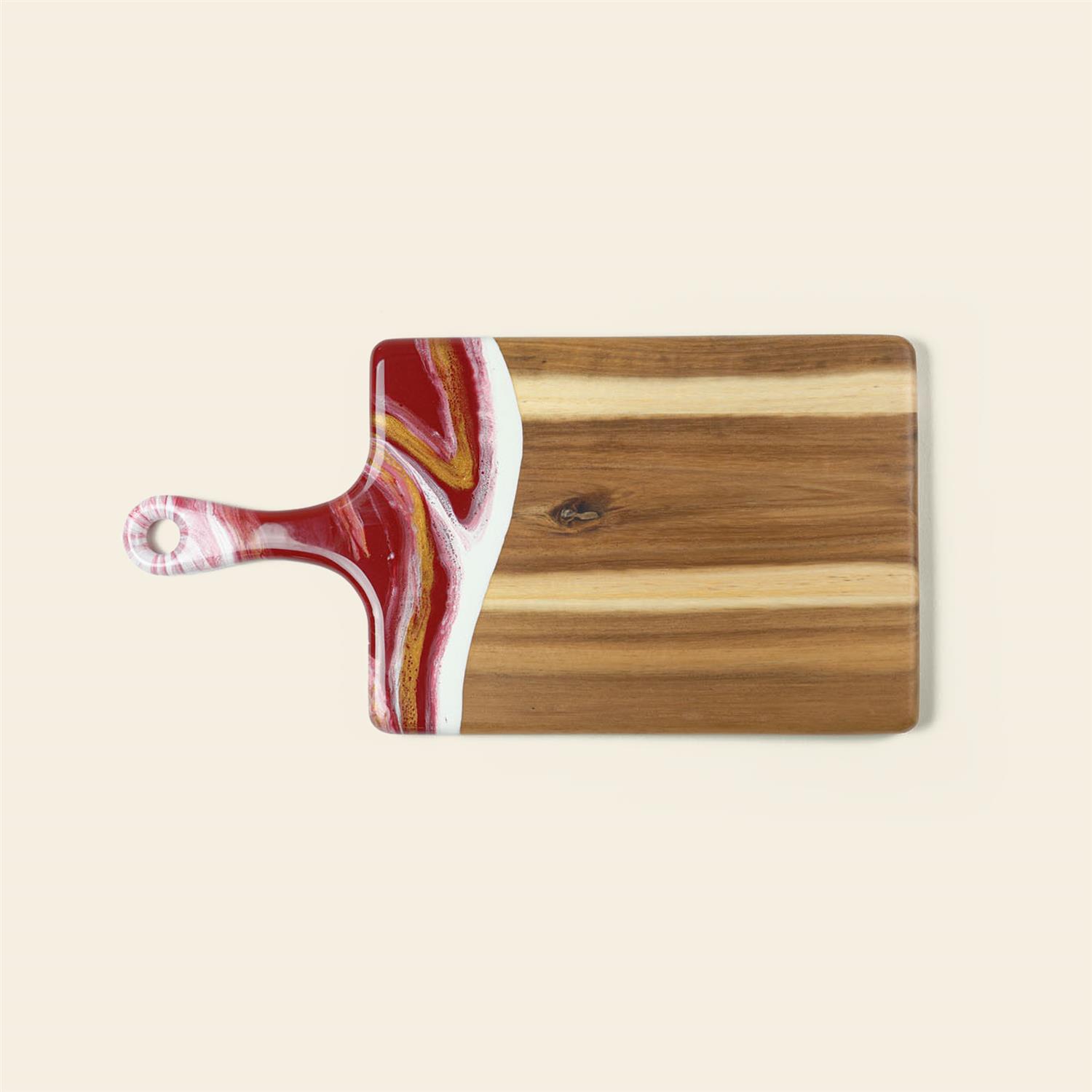 Picture of Rectangle Acacia Board w/ Handle 16"