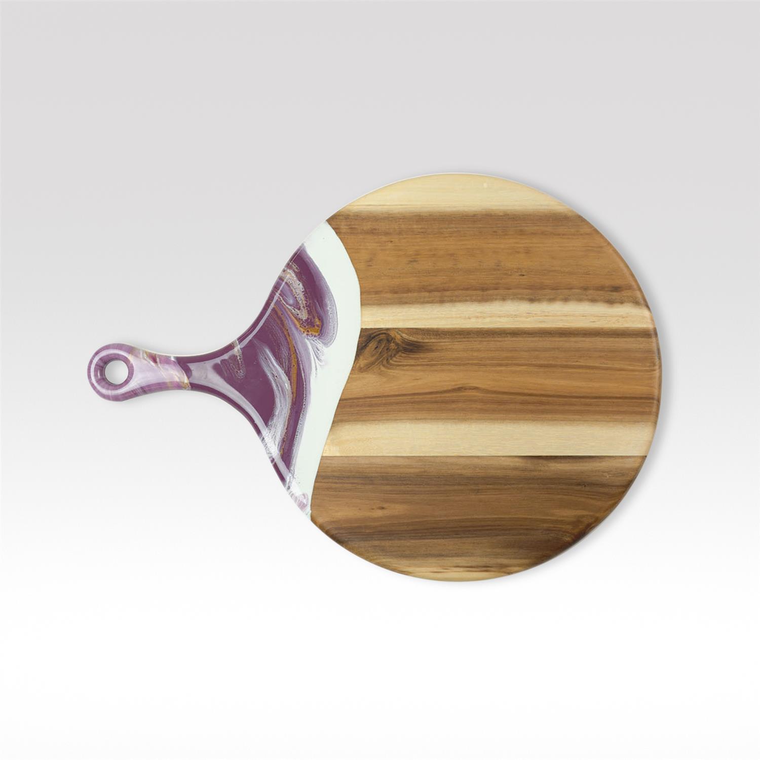 Picture of 12" Round Acacia Board w/ Handle