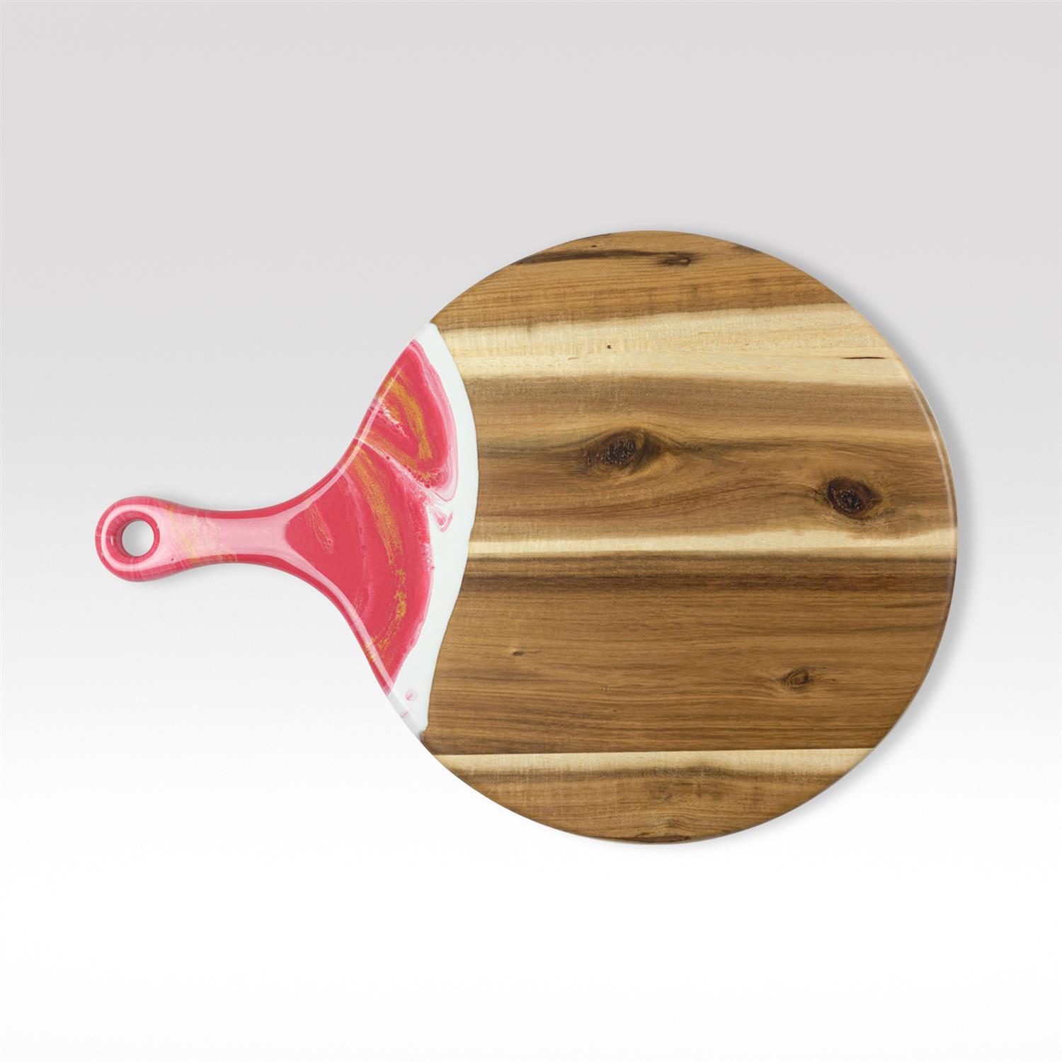 Picture of 12" Round Acacia Board w/ Handle