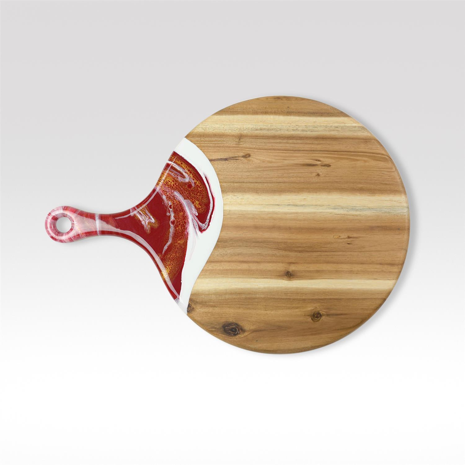 Picture of 12" Round Acacia Board w/ Handle