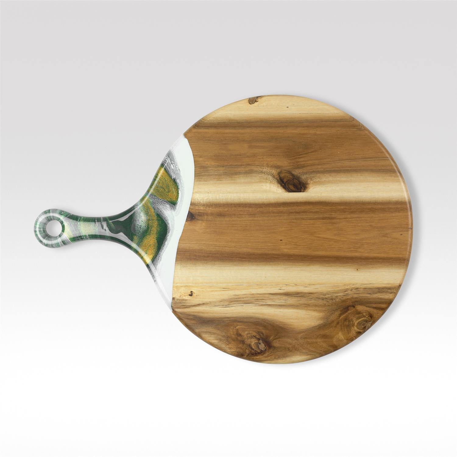 Picture of 12" Round Acacia Board w/ Handle