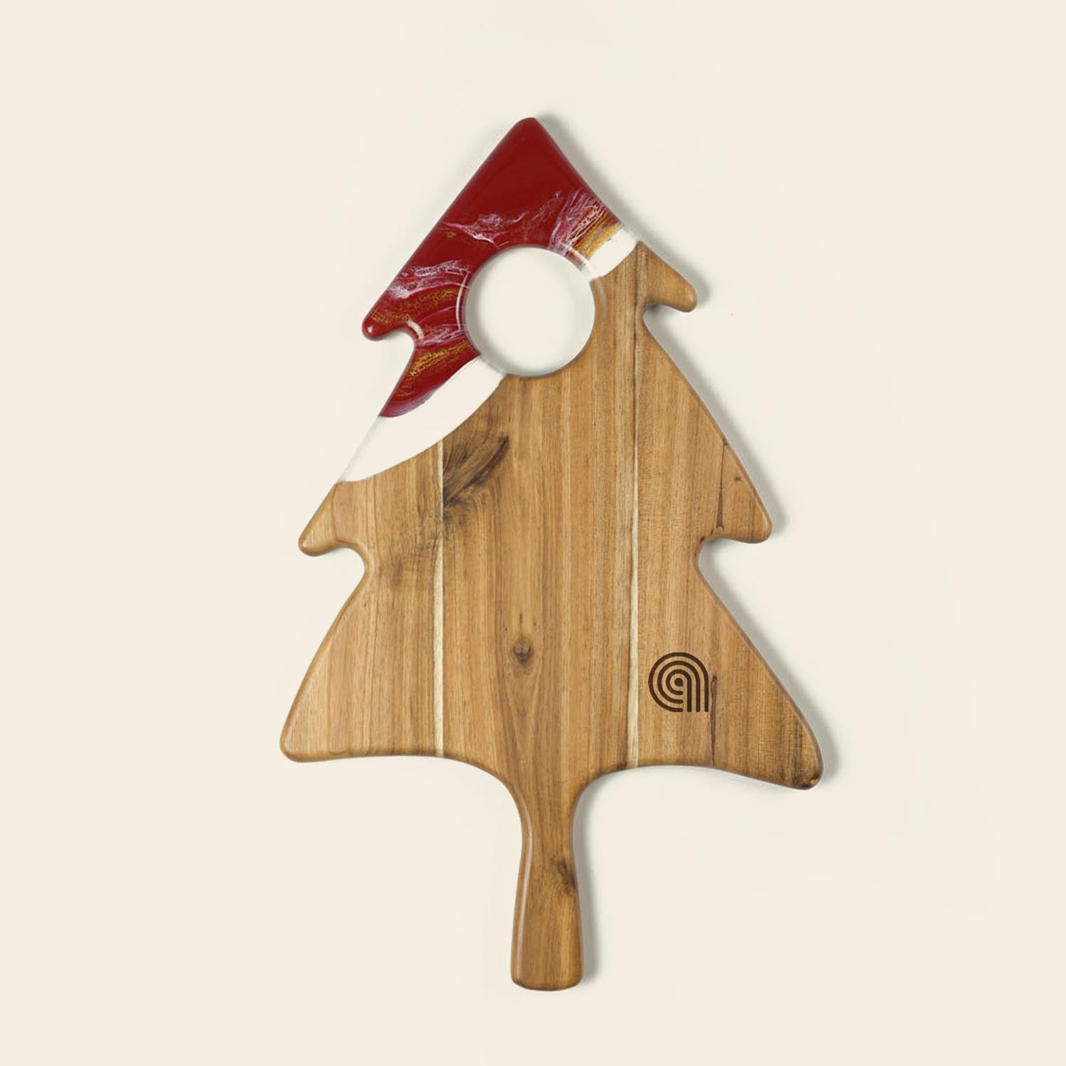 Picture of Christmas Tree Presentation Board 17" - Red