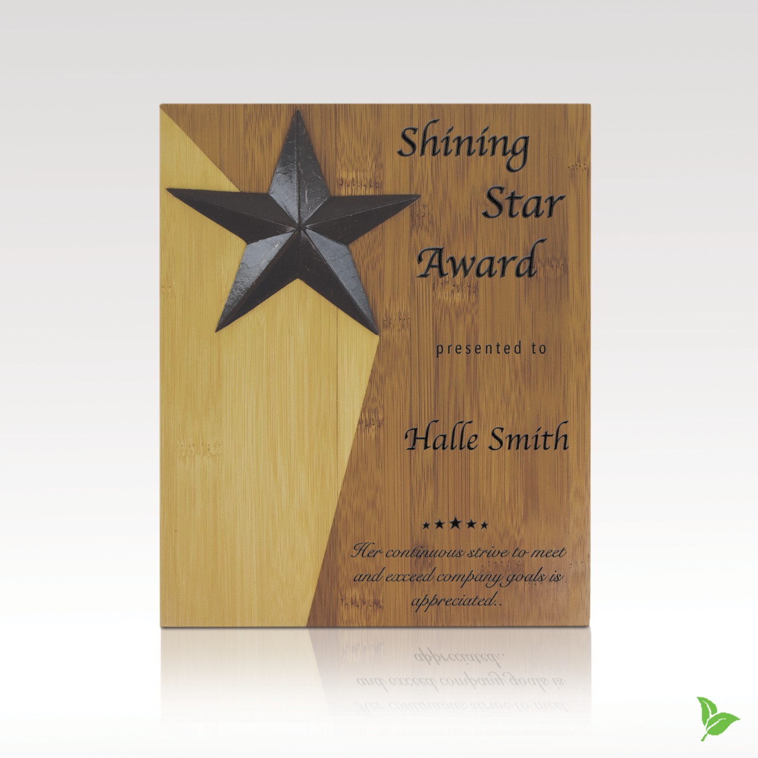 Picture of Bamboo Plaque 8x10 Coco Star